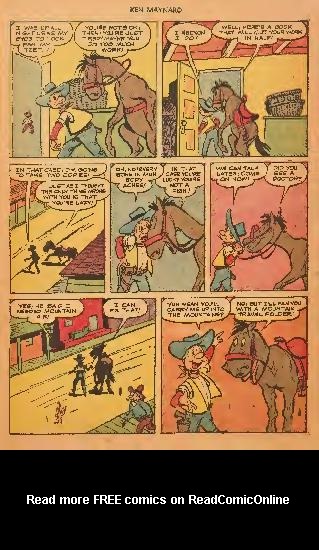 Read online Ken Maynard Western comic -  Issue #8 - 15