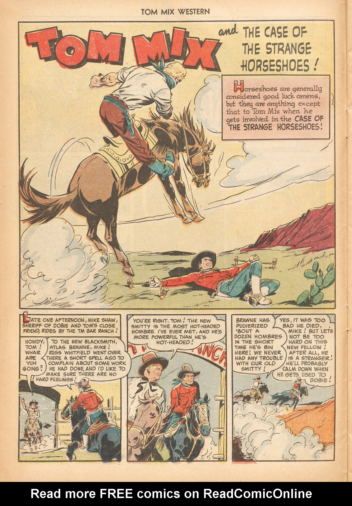 Read online Tom Mix Western (1948) comic -  Issue #23 - 14