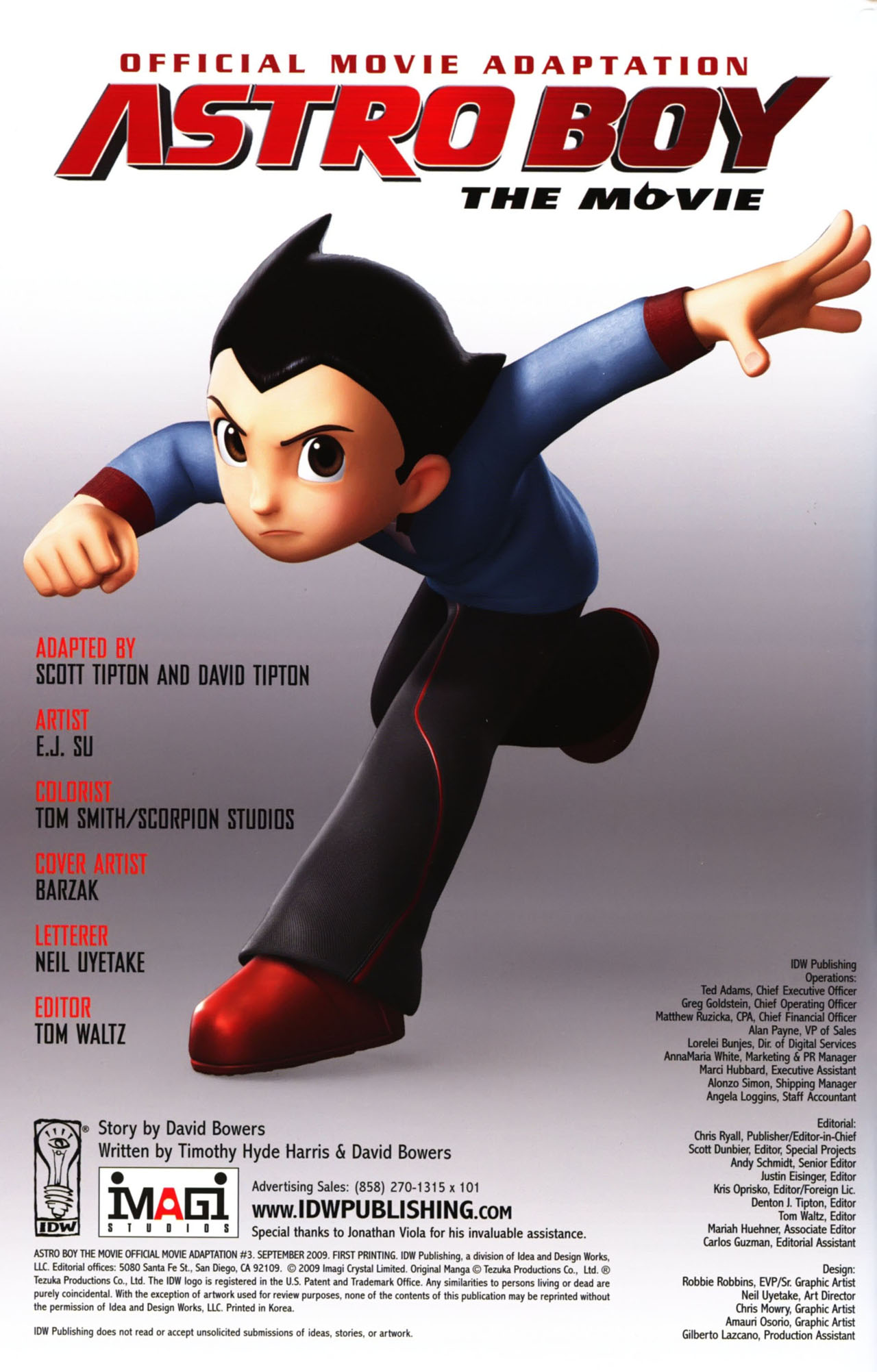 Read online Astro Boy: The Movie: Official Movie Adaptation comic -  Issue #3 - 2