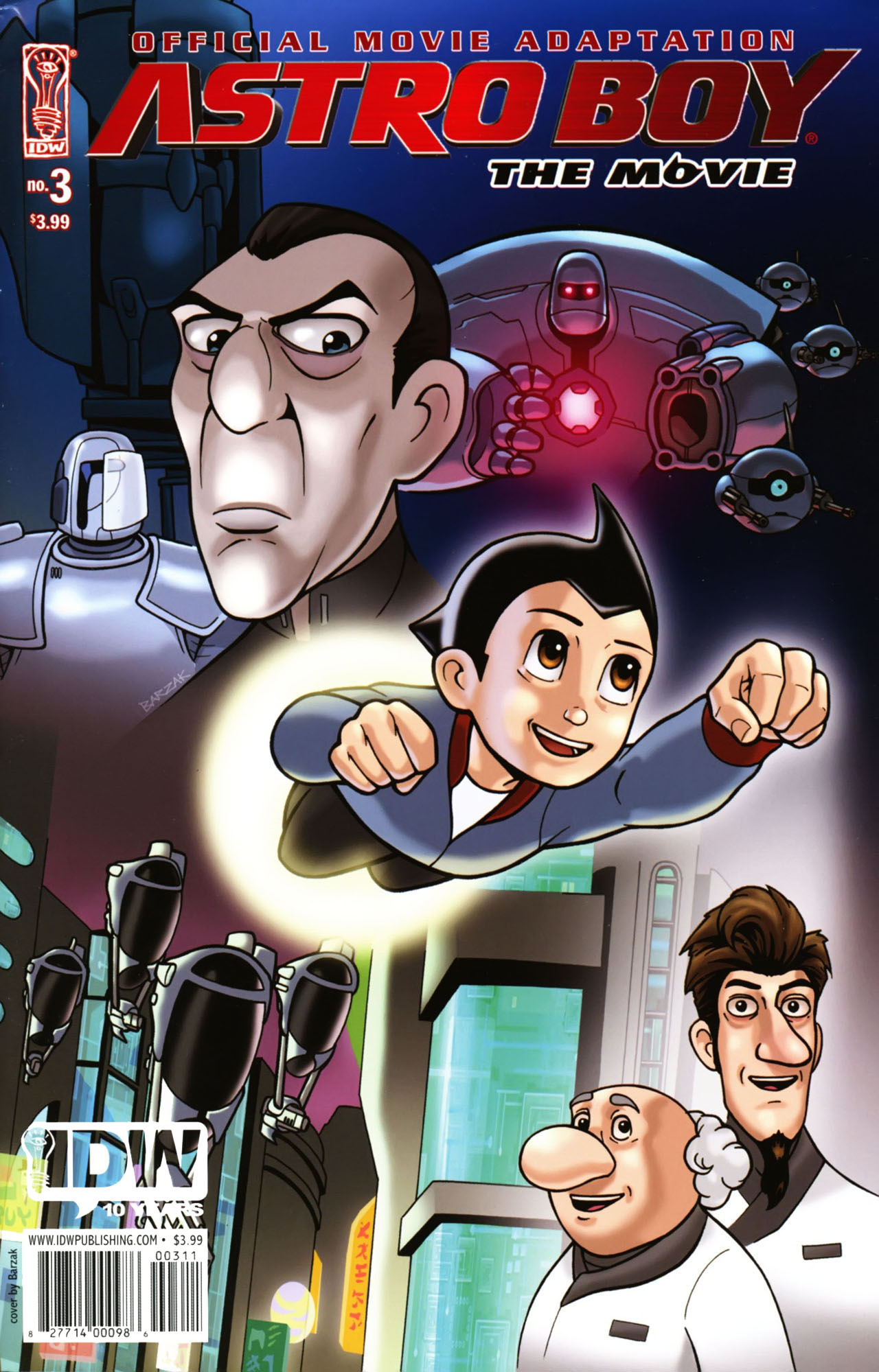 Read online Astro Boy: The Movie: Official Movie Adaptation comic -  Issue #3 - 1