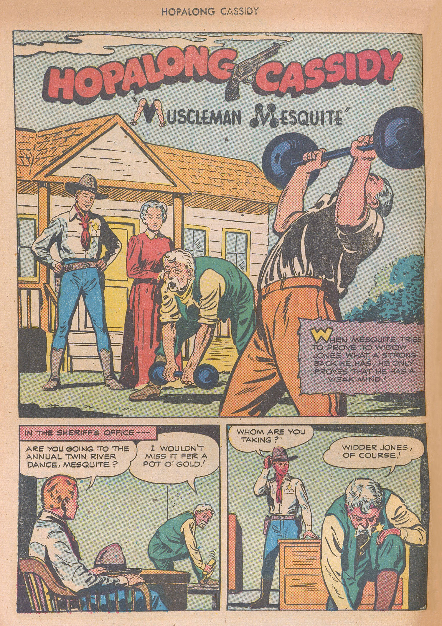 Read online Hopalong Cassidy comic -  Issue #8 - 16
