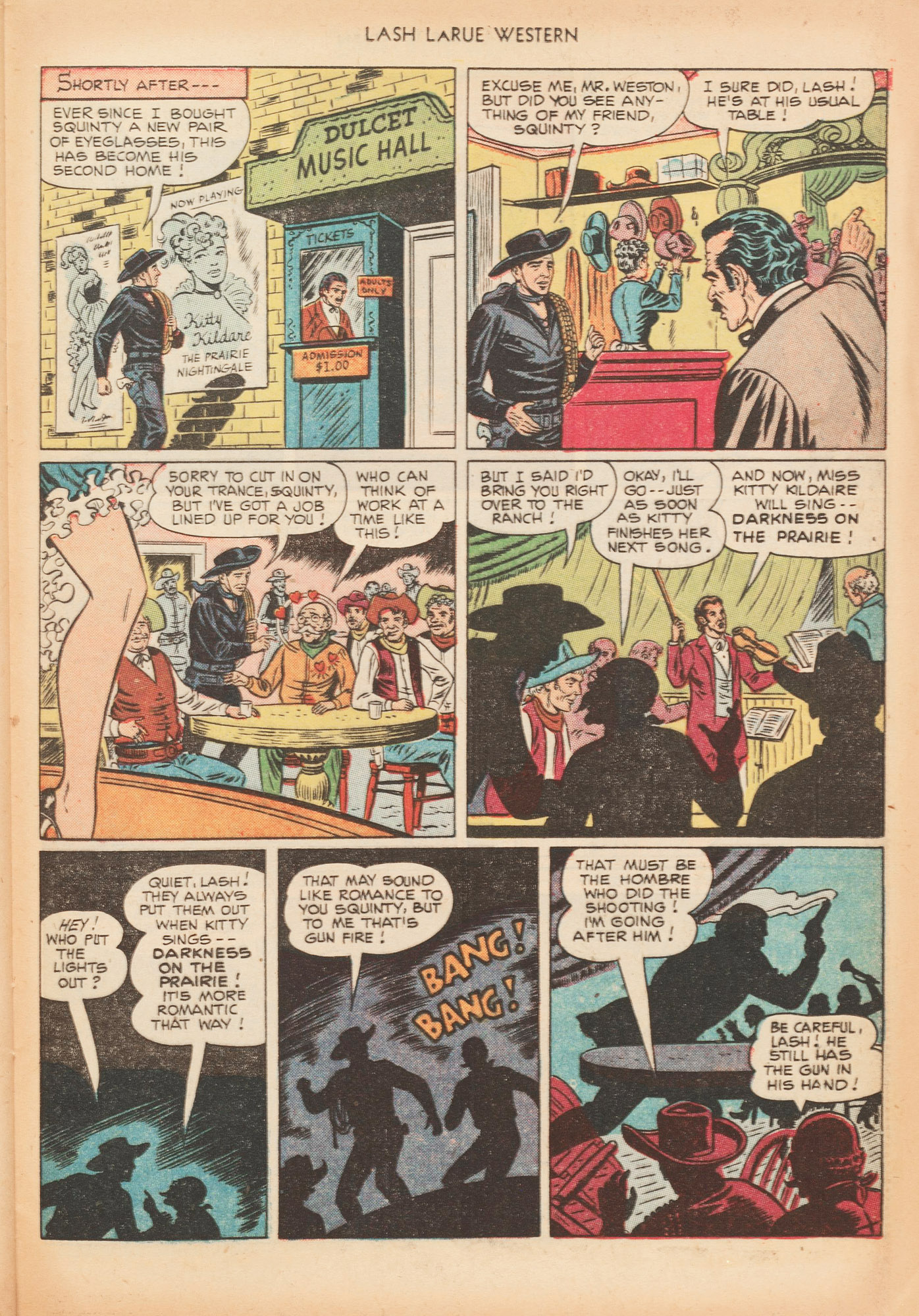 Read online Lash Larue Western (1949) comic -  Issue #20 - 25