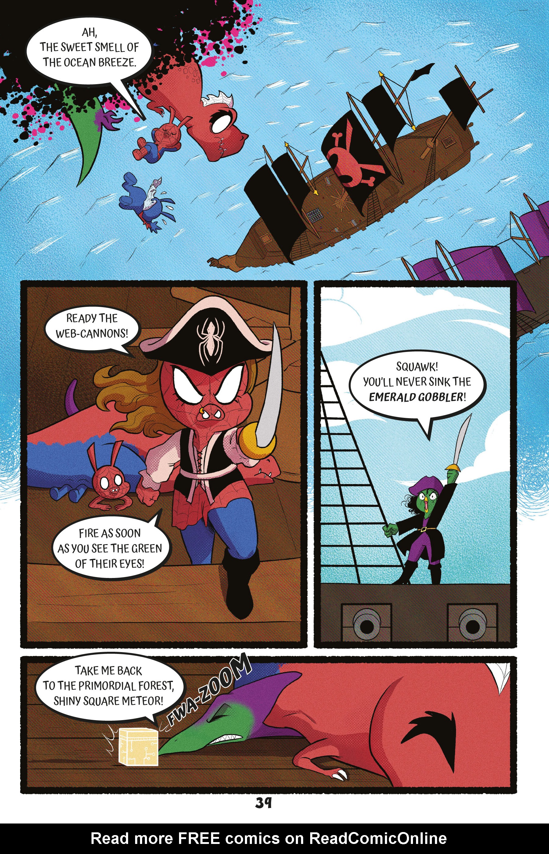 Read online Spider-Ham: A Pig in Time comic -  Issue # TPB - 42