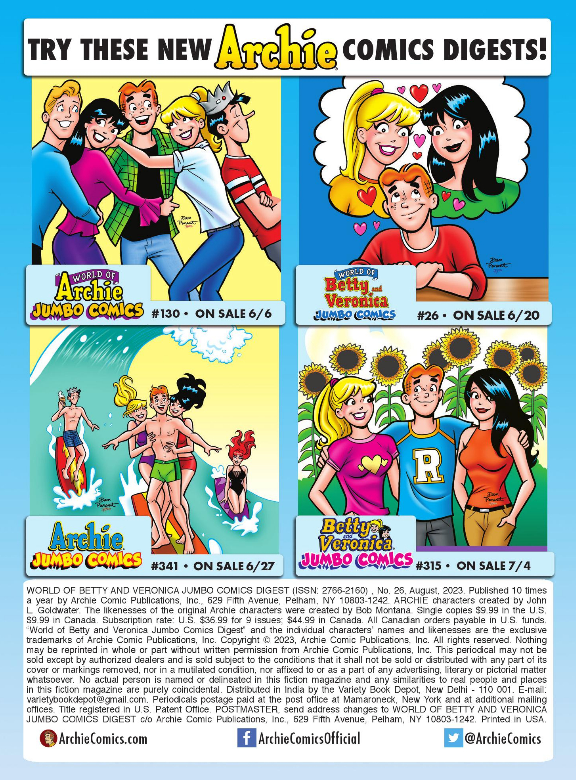 Read online World of Betty & Veronica Digest comic -  Issue #26 - 185