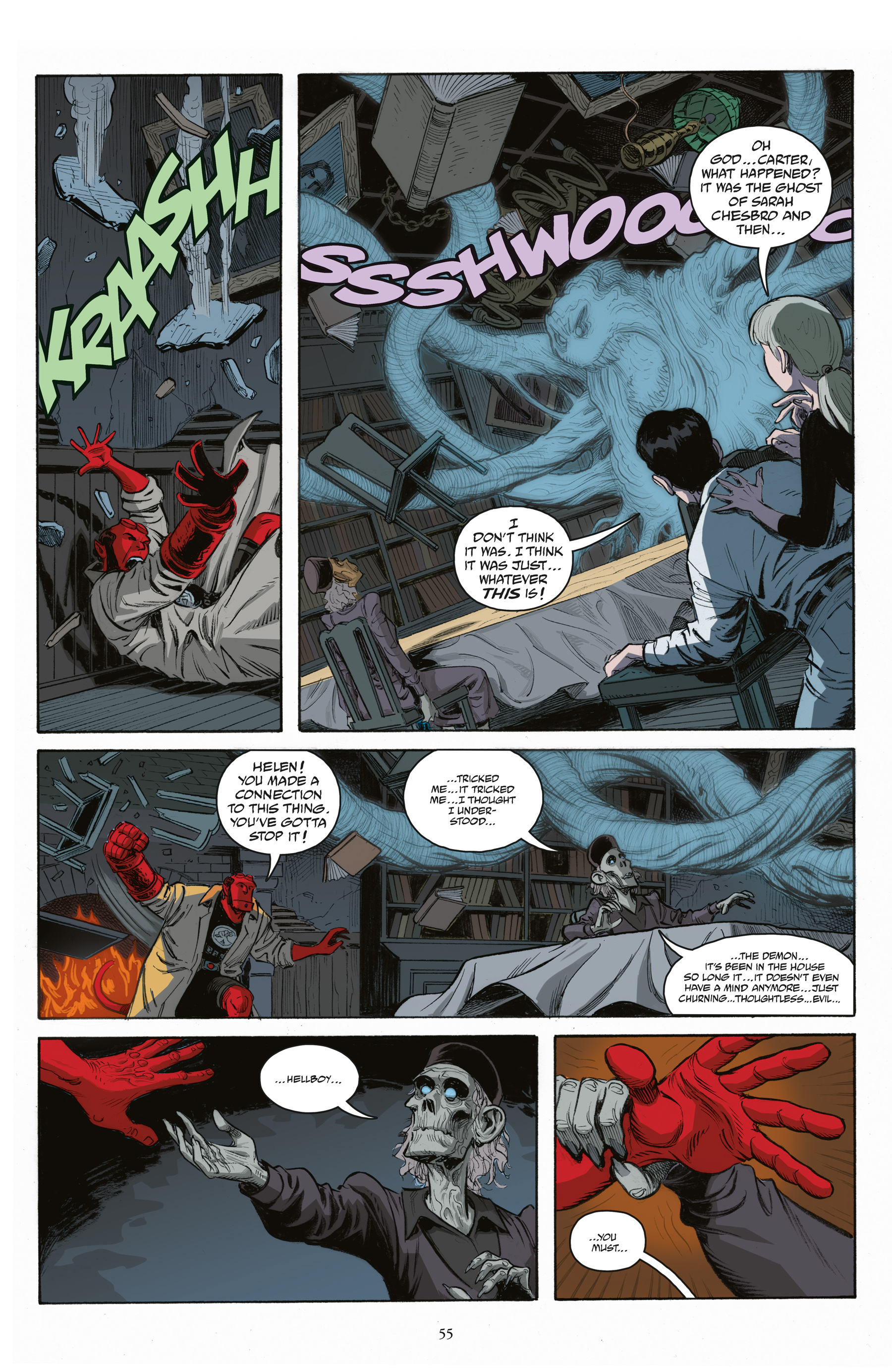 Read online Hellboy and the B.P.R.D.: The Secret of Chesbro House & Others comic -  Issue # TPB (Part 1) - 55