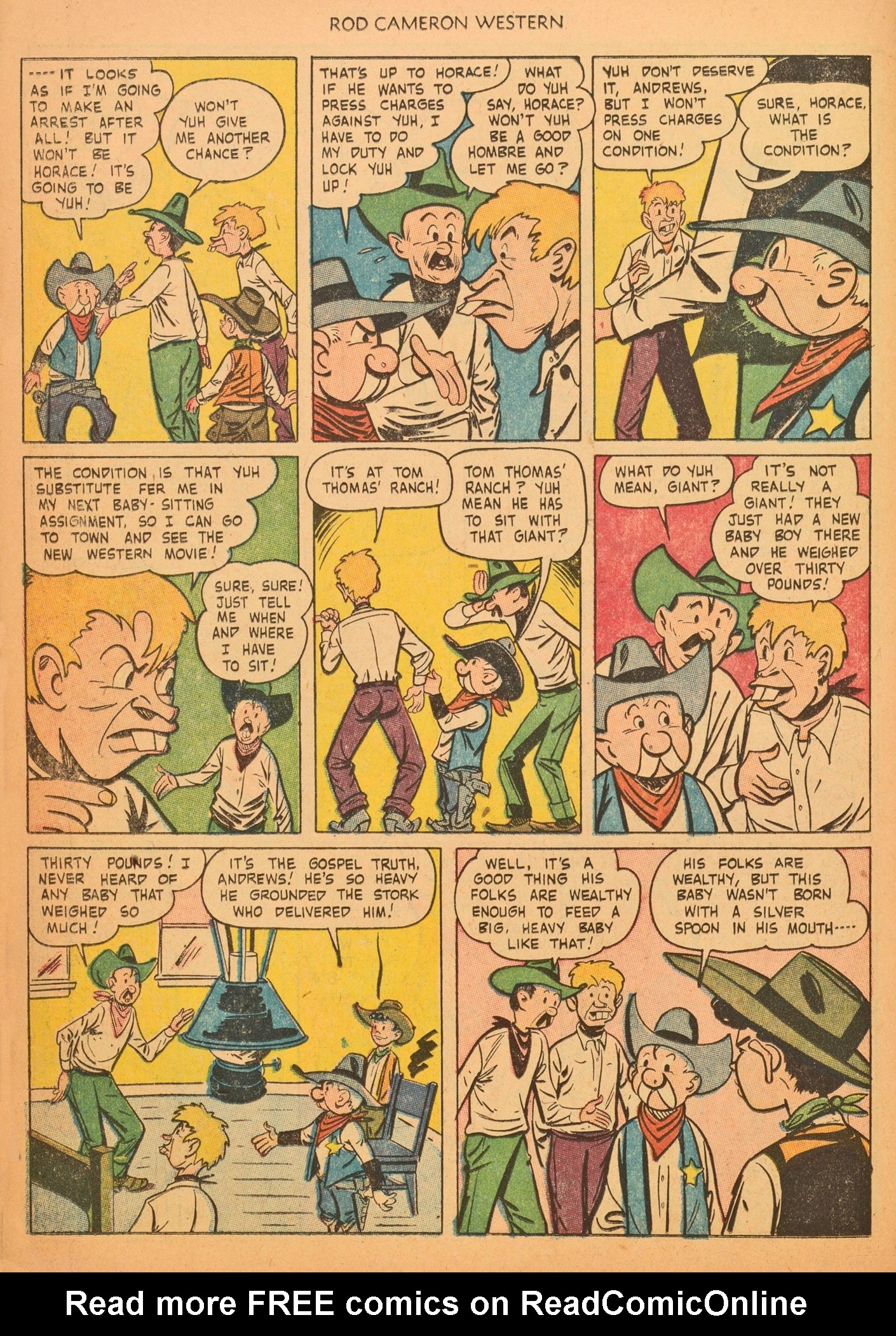 Read online Rod Cameron Western comic -  Issue #20 - 14