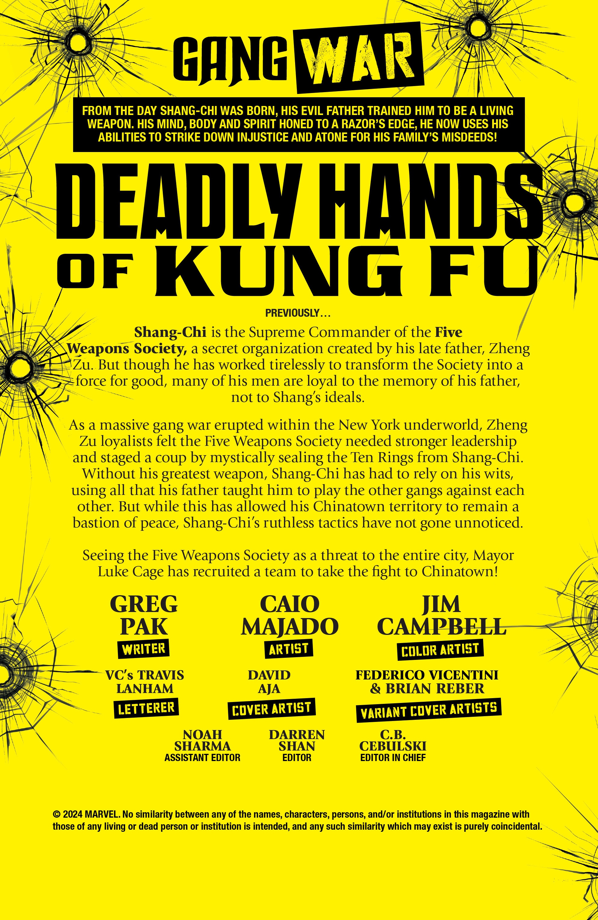 Read online Deadly Hands of Kung Fu: Gang War comic -  Issue #3 - 2