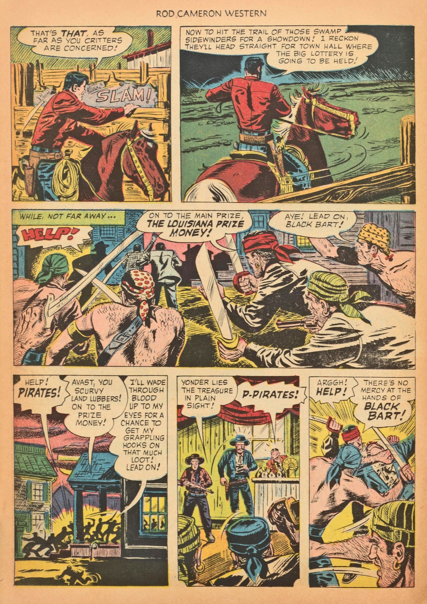 Read online Rod Cameron Western comic -  Issue #8 - 16