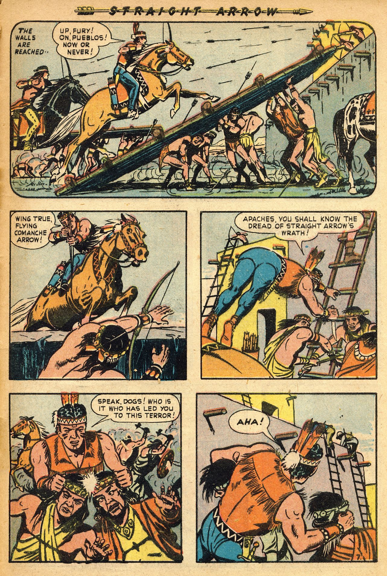 Read online Straight Arrow comic -  Issue #9 - 33