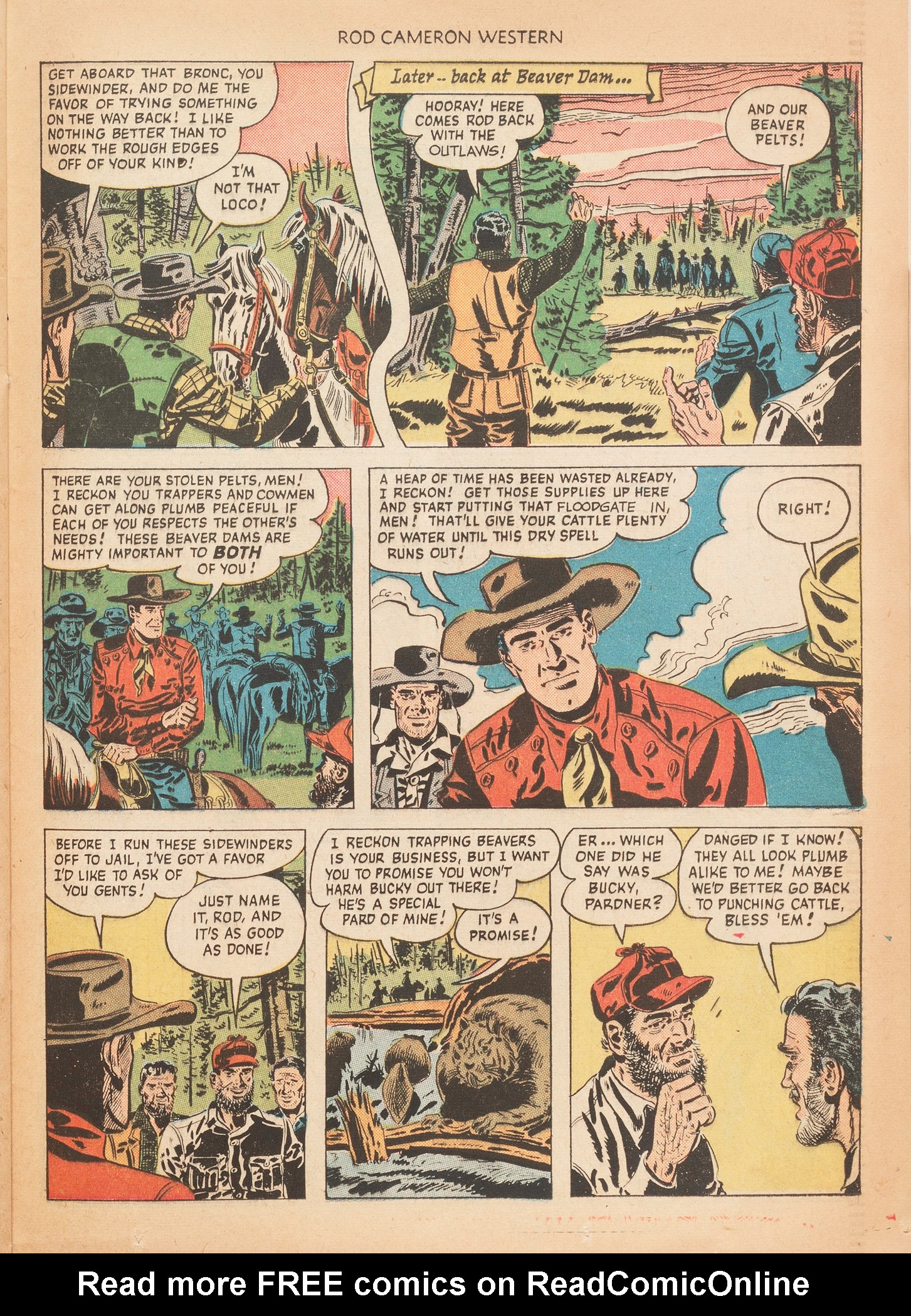 Read online Rod Cameron Western comic -  Issue #4 - 25