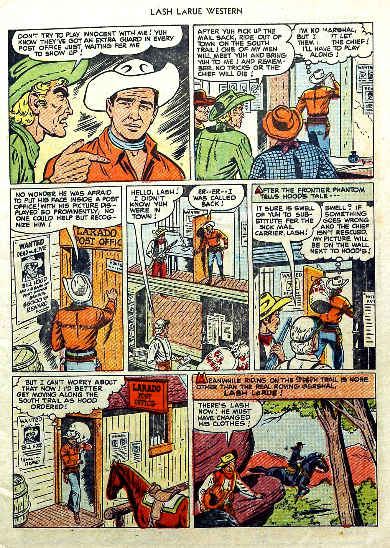 Read online Lash Larue Western (1949) comic -  Issue #57 - 5