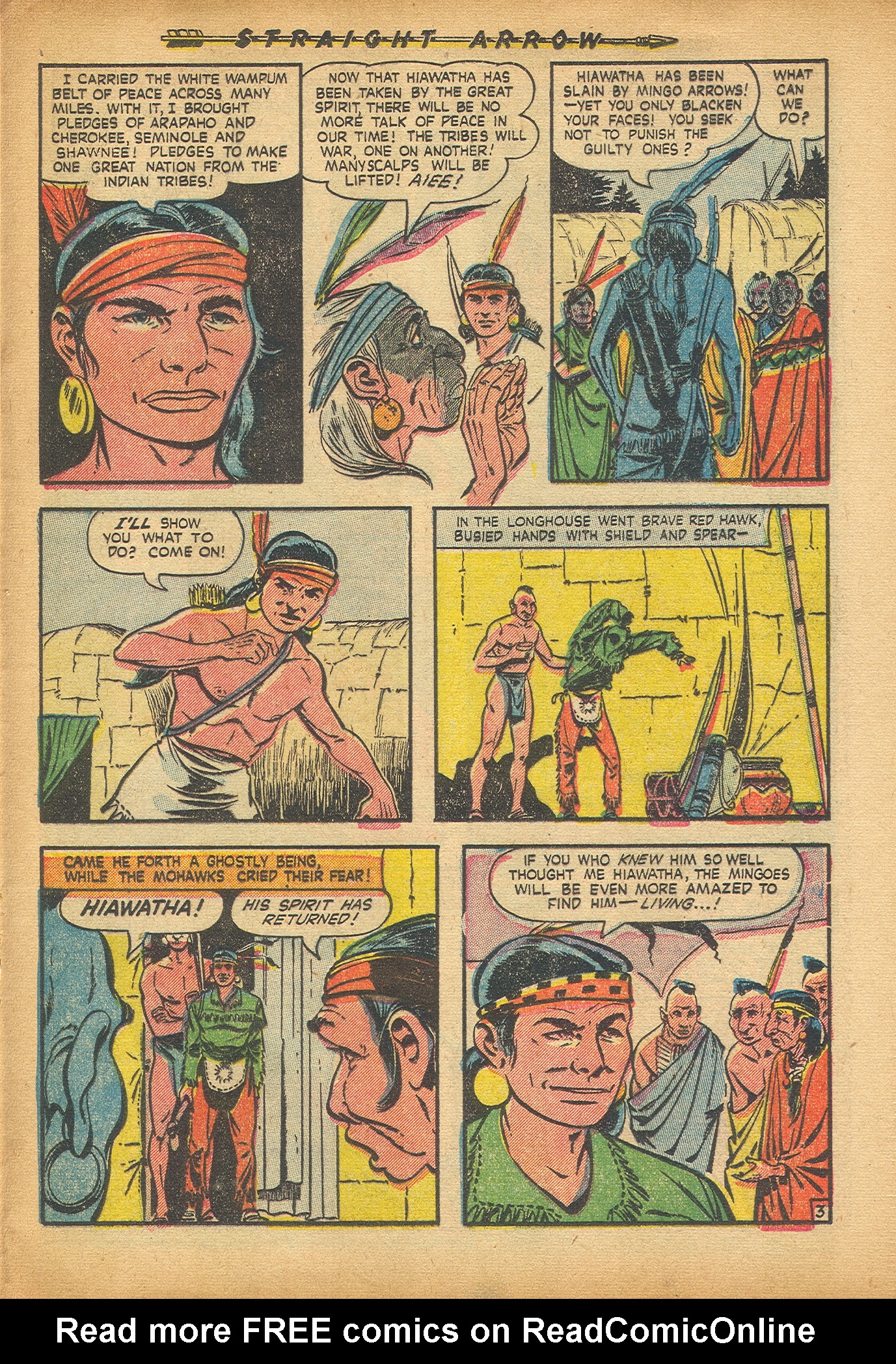 Read online Straight Arrow comic -  Issue #25 - 21