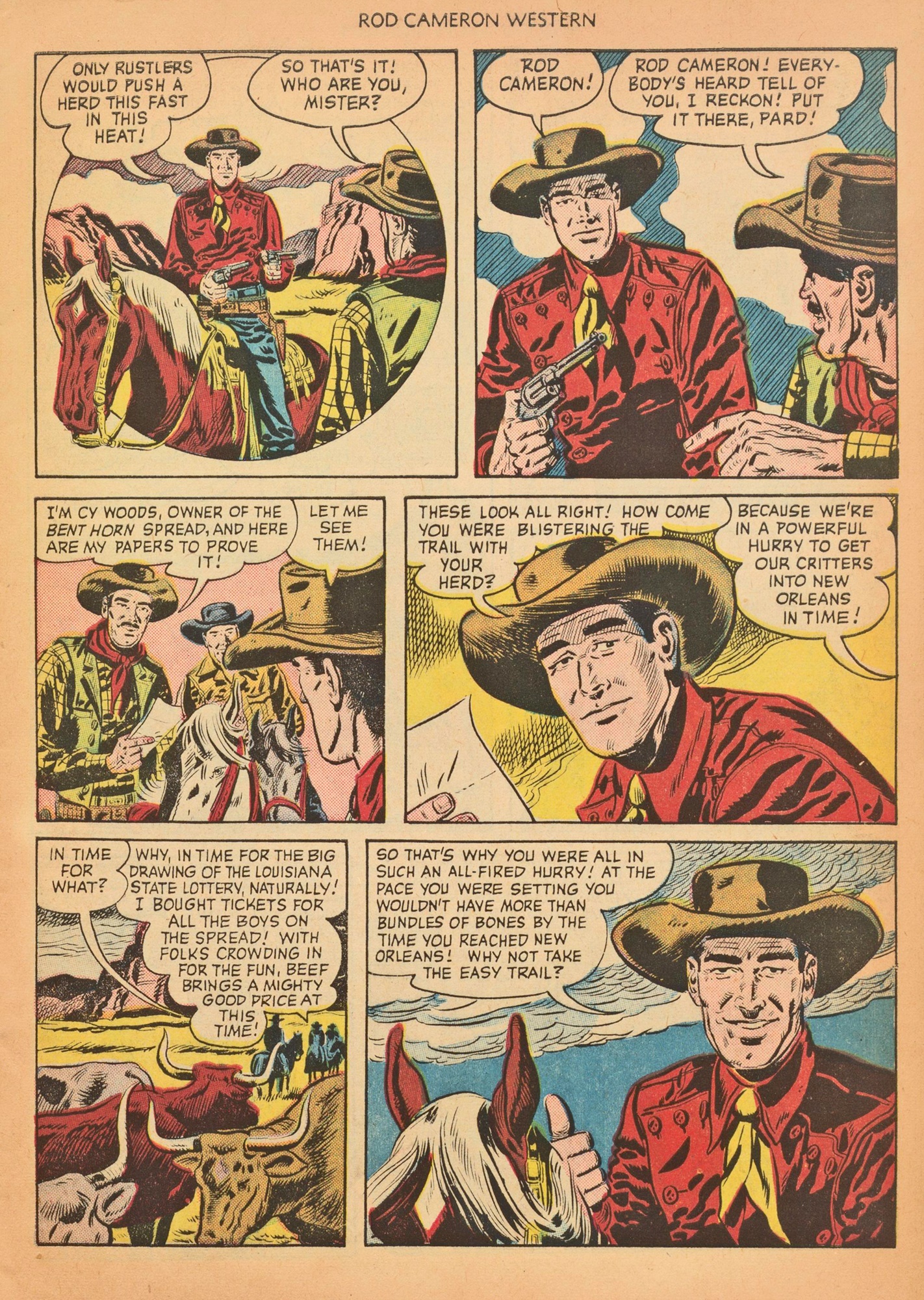 Read online Rod Cameron Western comic -  Issue #8 - 5
