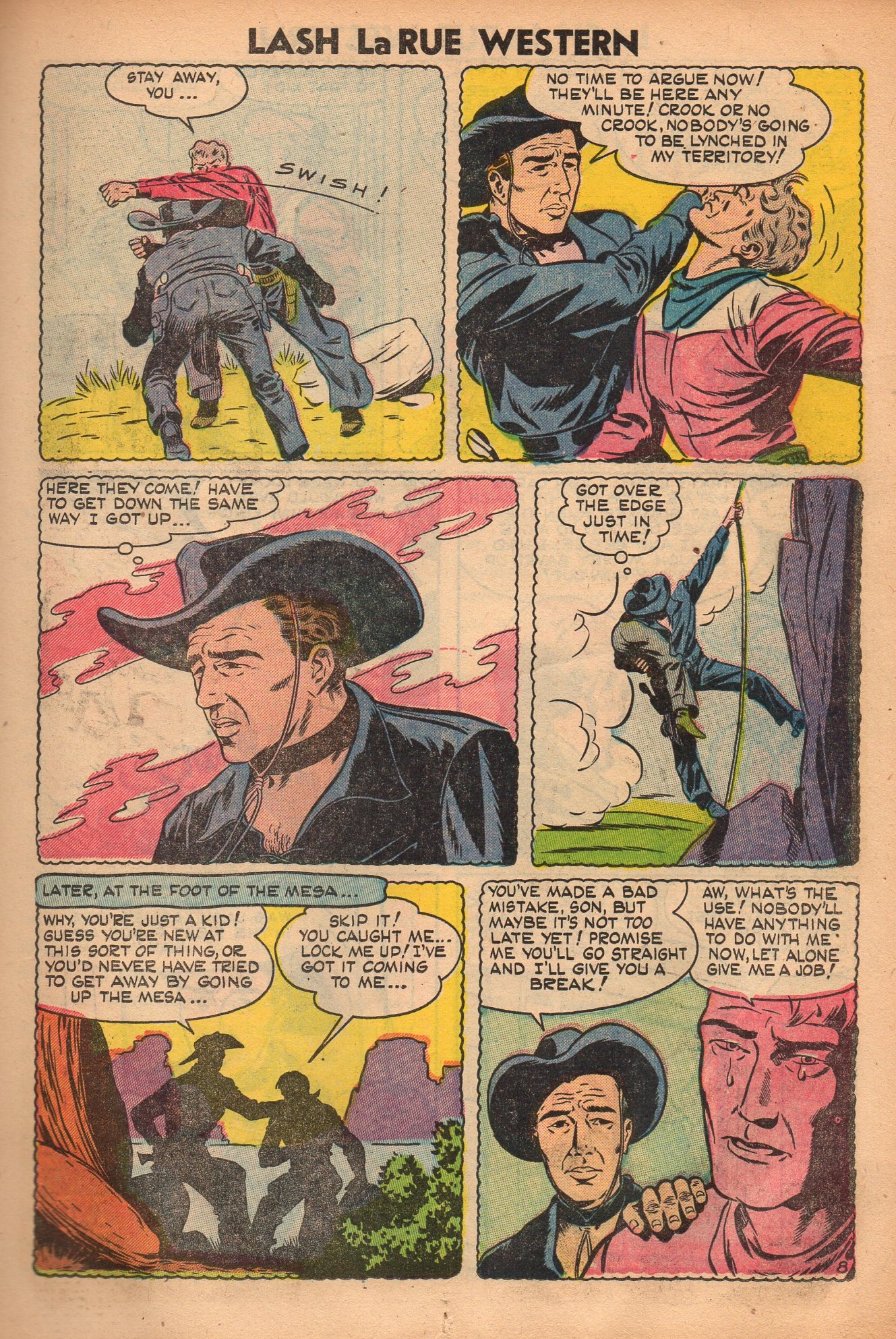 Read online Lash Larue Western (1949) comic -  Issue #52 - 11