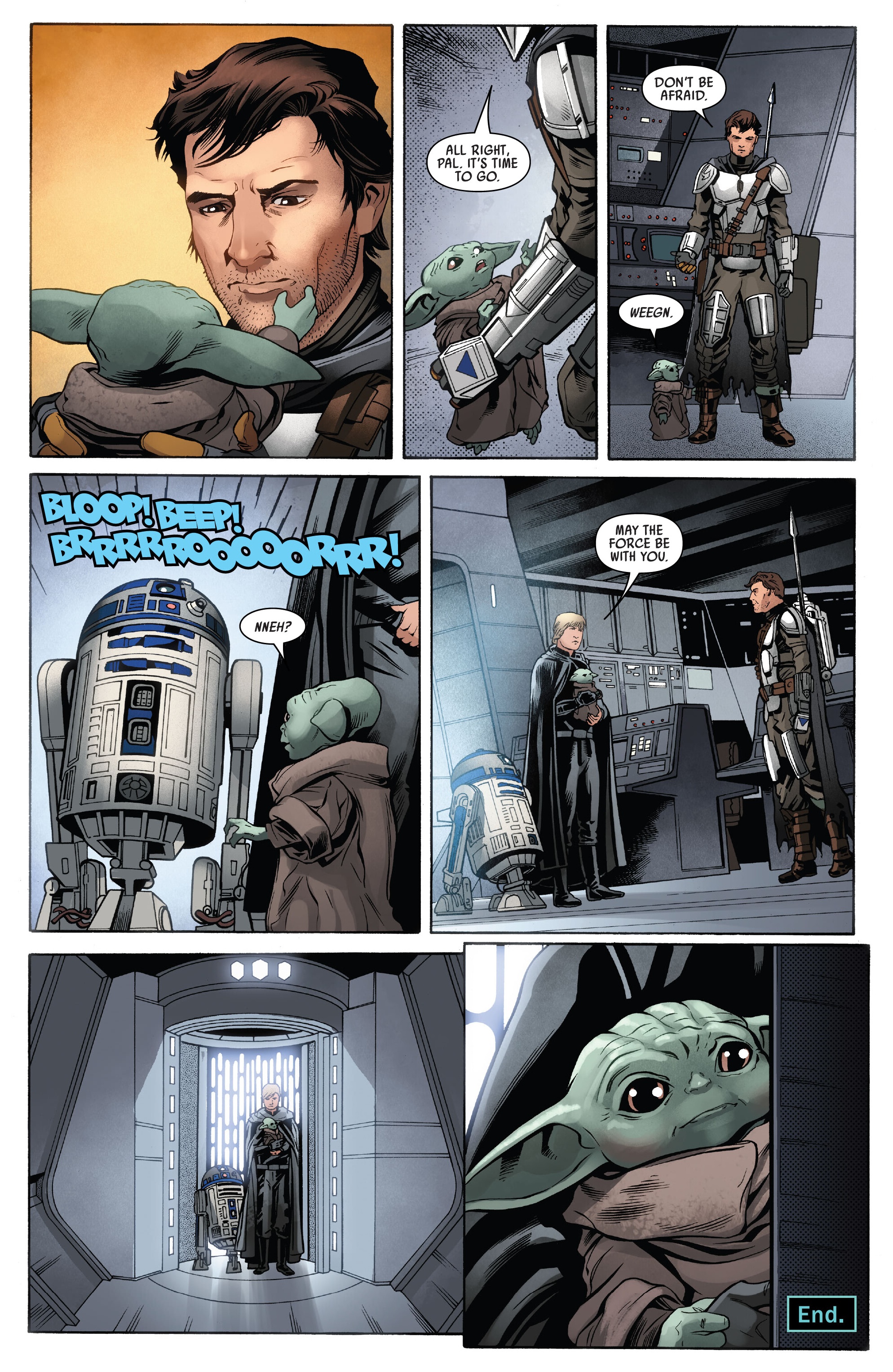 Read online Star Wars: The Mandalorian Season 2 comic -  Issue #8 - 32
