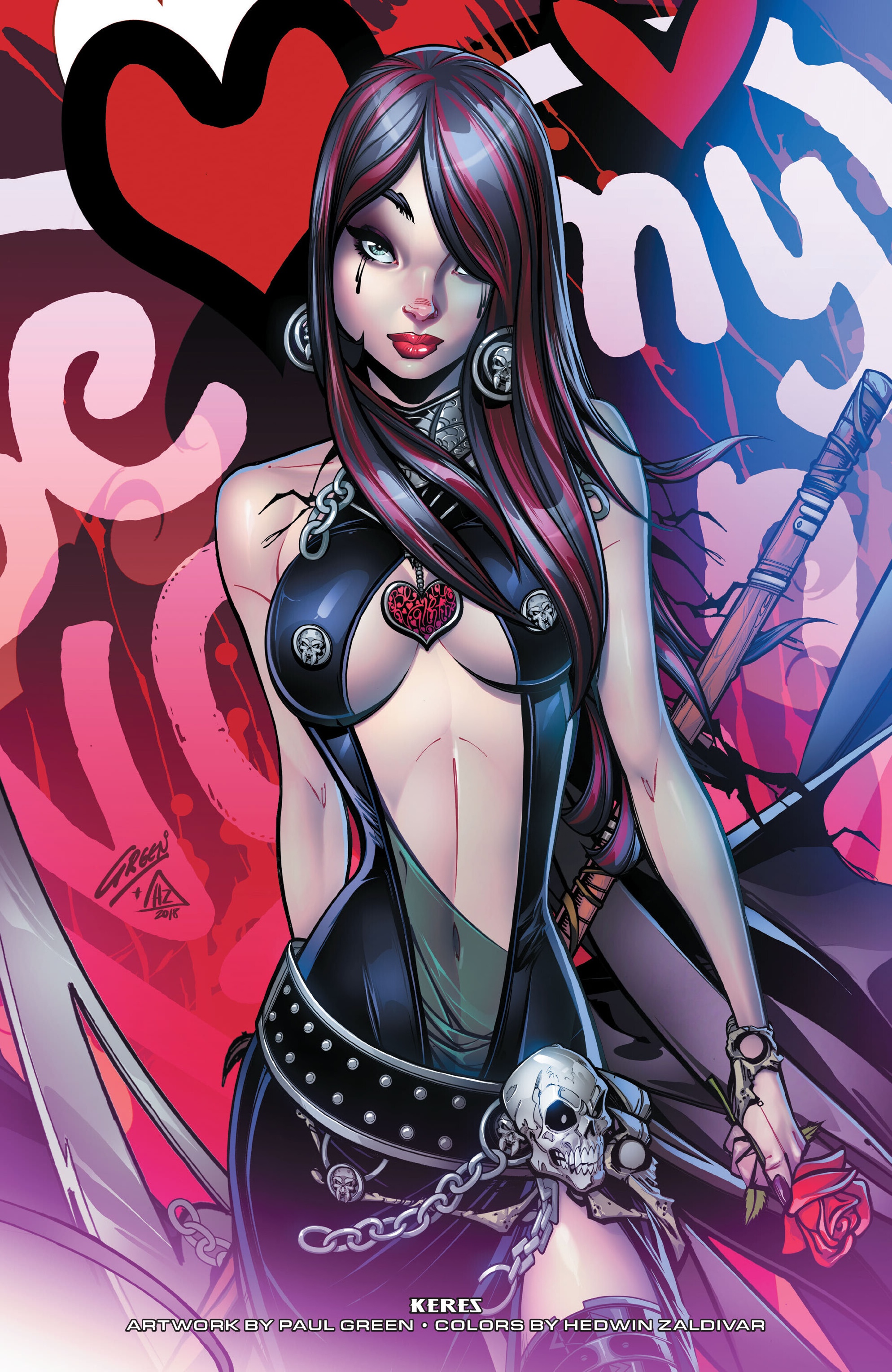 Read online Grimm Fairy Tales 2024 Valentine's Day Lingerie Pinup Special comic -  Issue # Full - 21