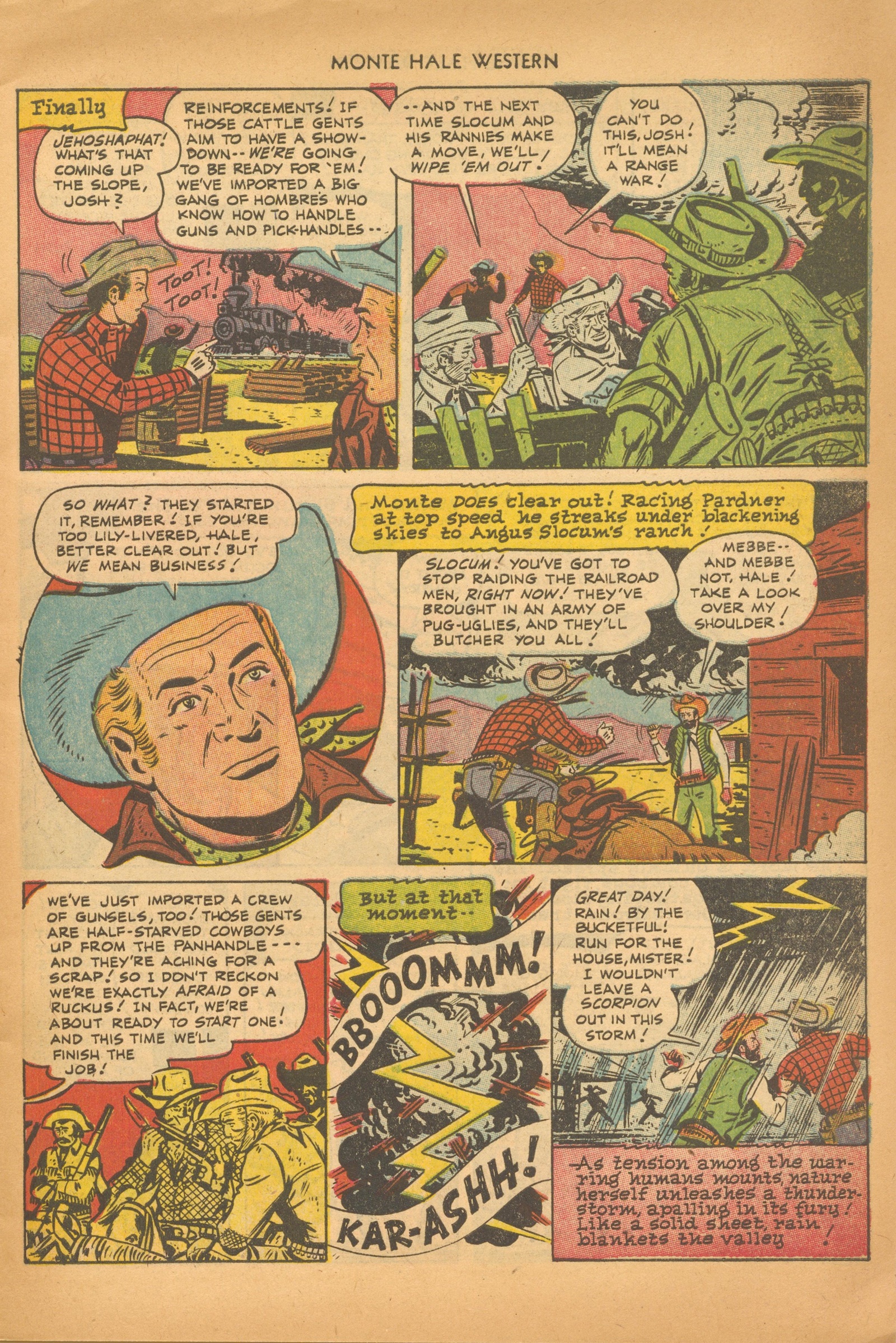Read online Monte Hale Western comic -  Issue #78 - 7