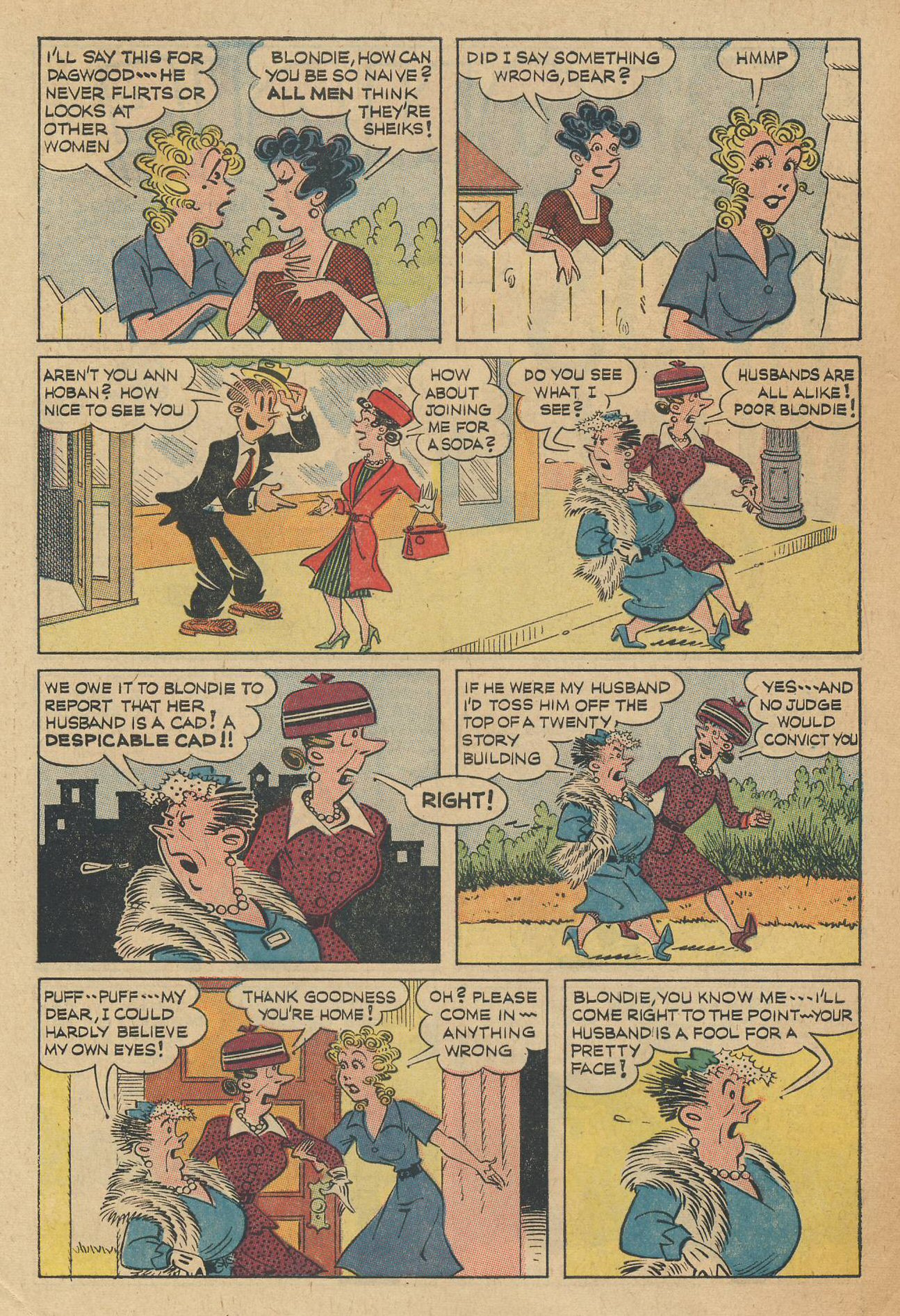Read online Blondie Comics (1960) comic -  Issue #150 - 6