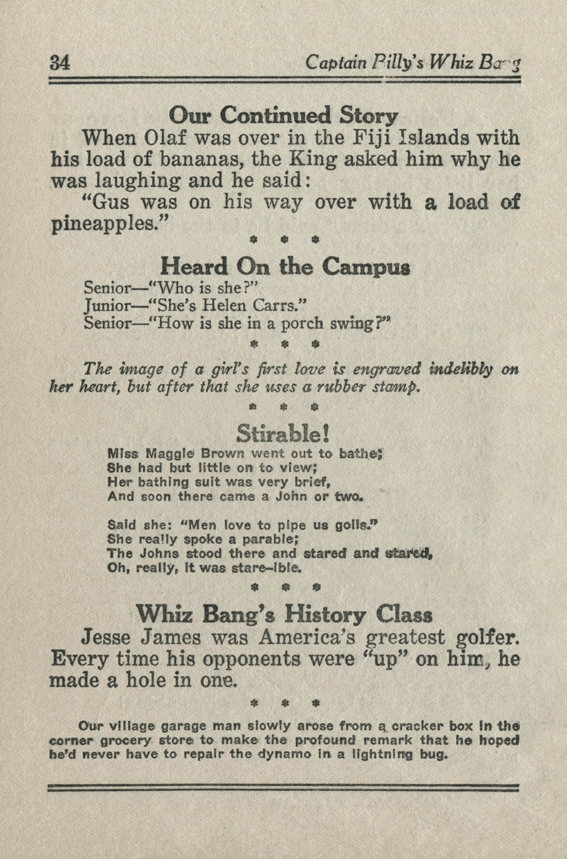 Read online Captain Billy's Whiz Bang comic -  Issue #57 - 39
