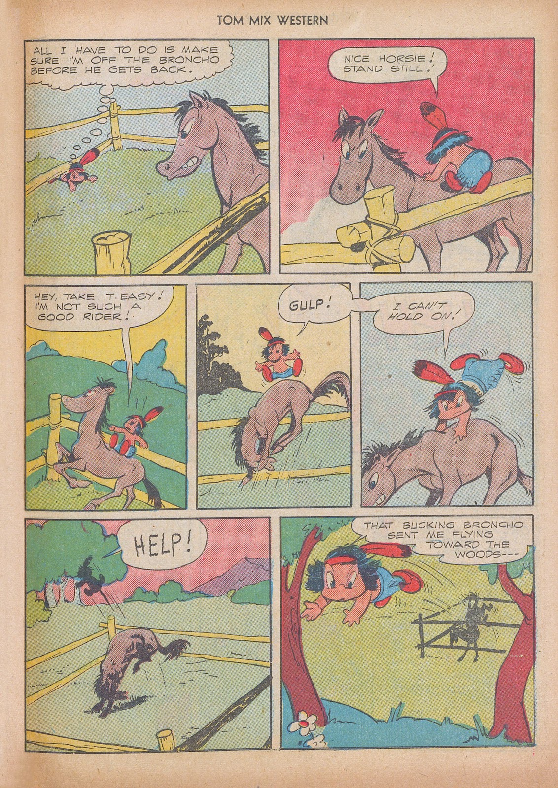 Tom Mix Western (1948) issue 9 - Page 35