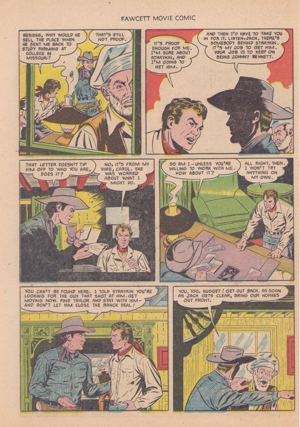 Read online Fawcett Movie Comic comic -  Issue #12 - 22