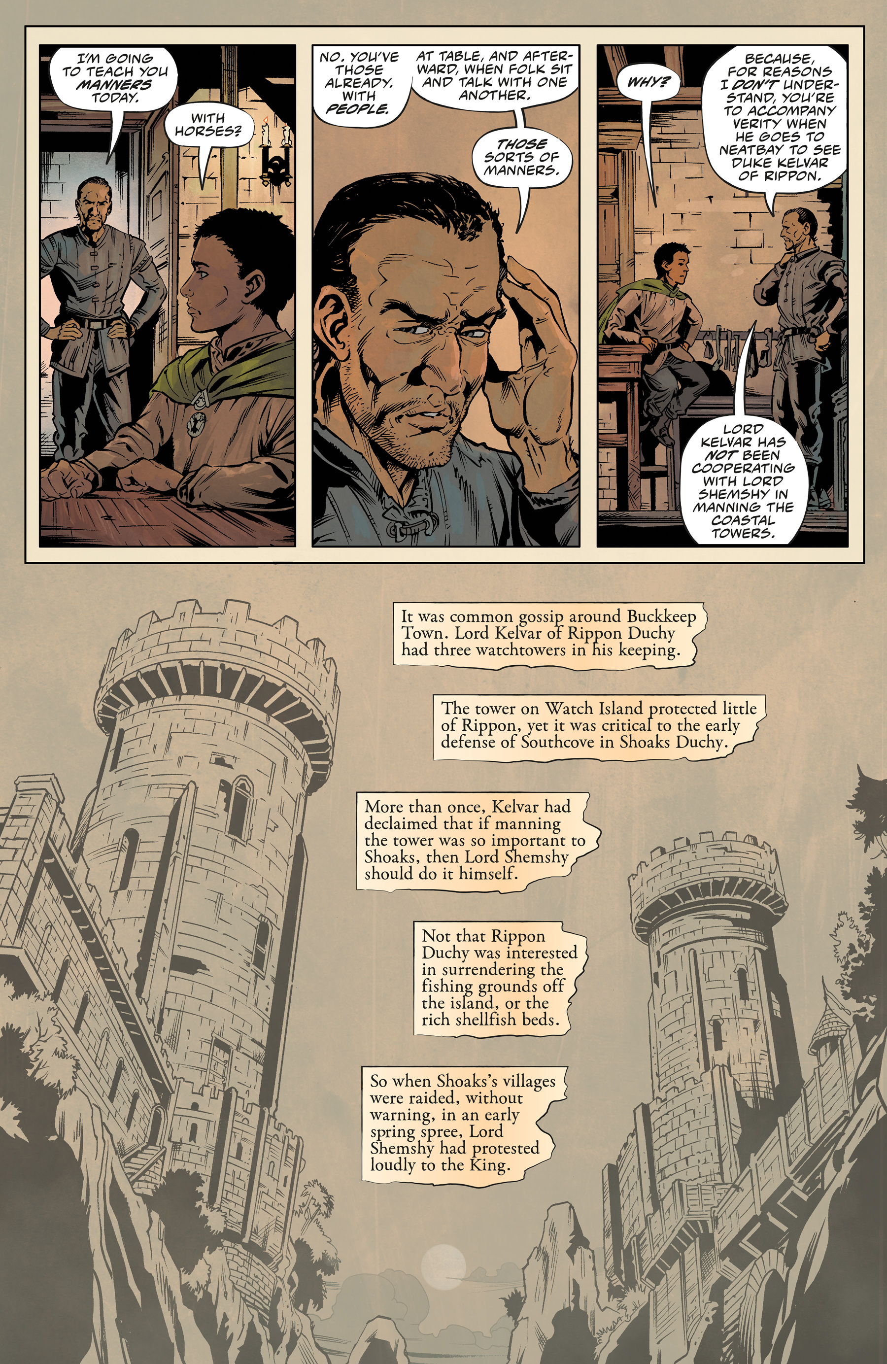 Read online Assassin's Apprentice II comic -  Issue #1 - 4