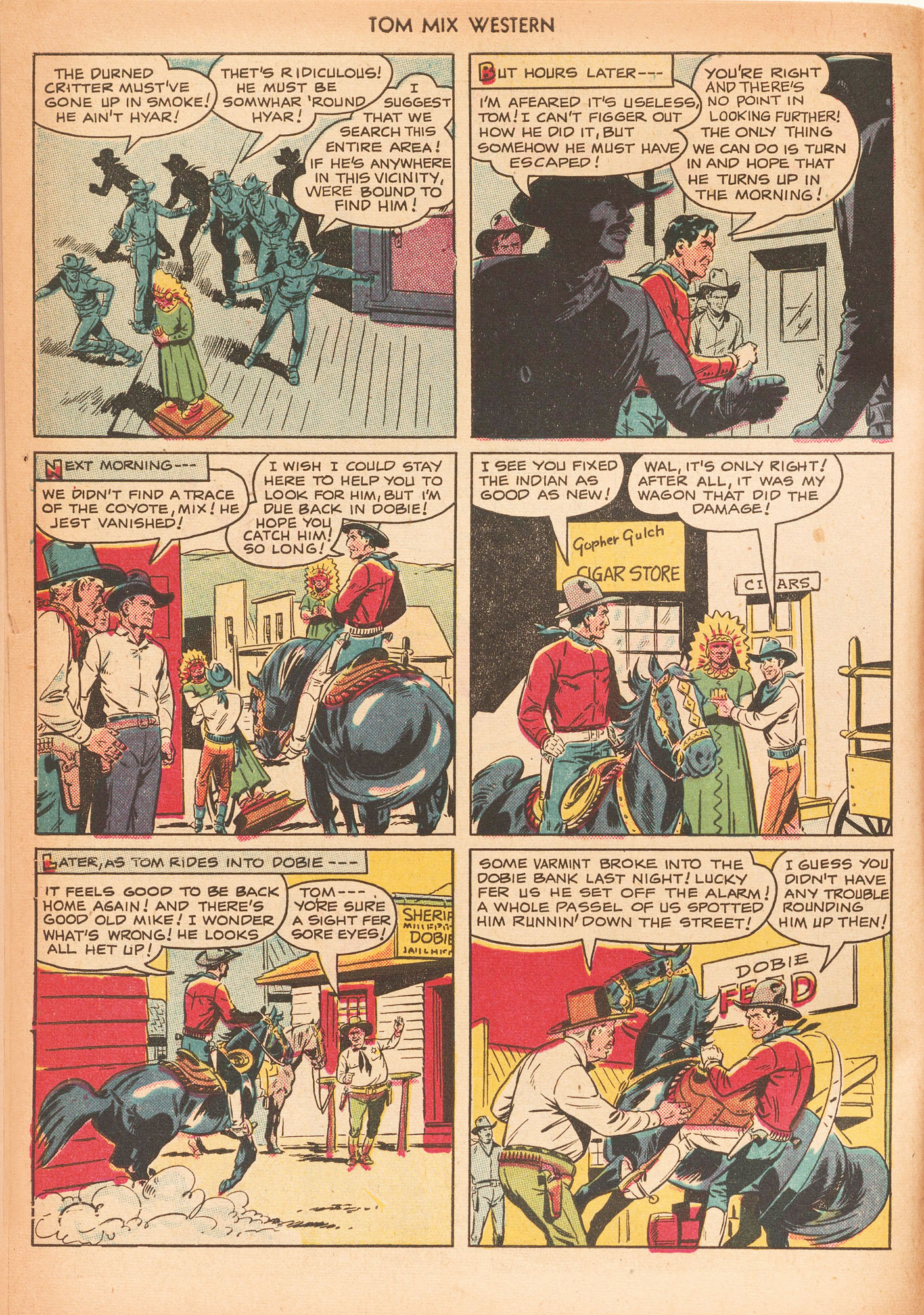 Read online Tom Mix Western (1948) comic -  Issue #25 - 6