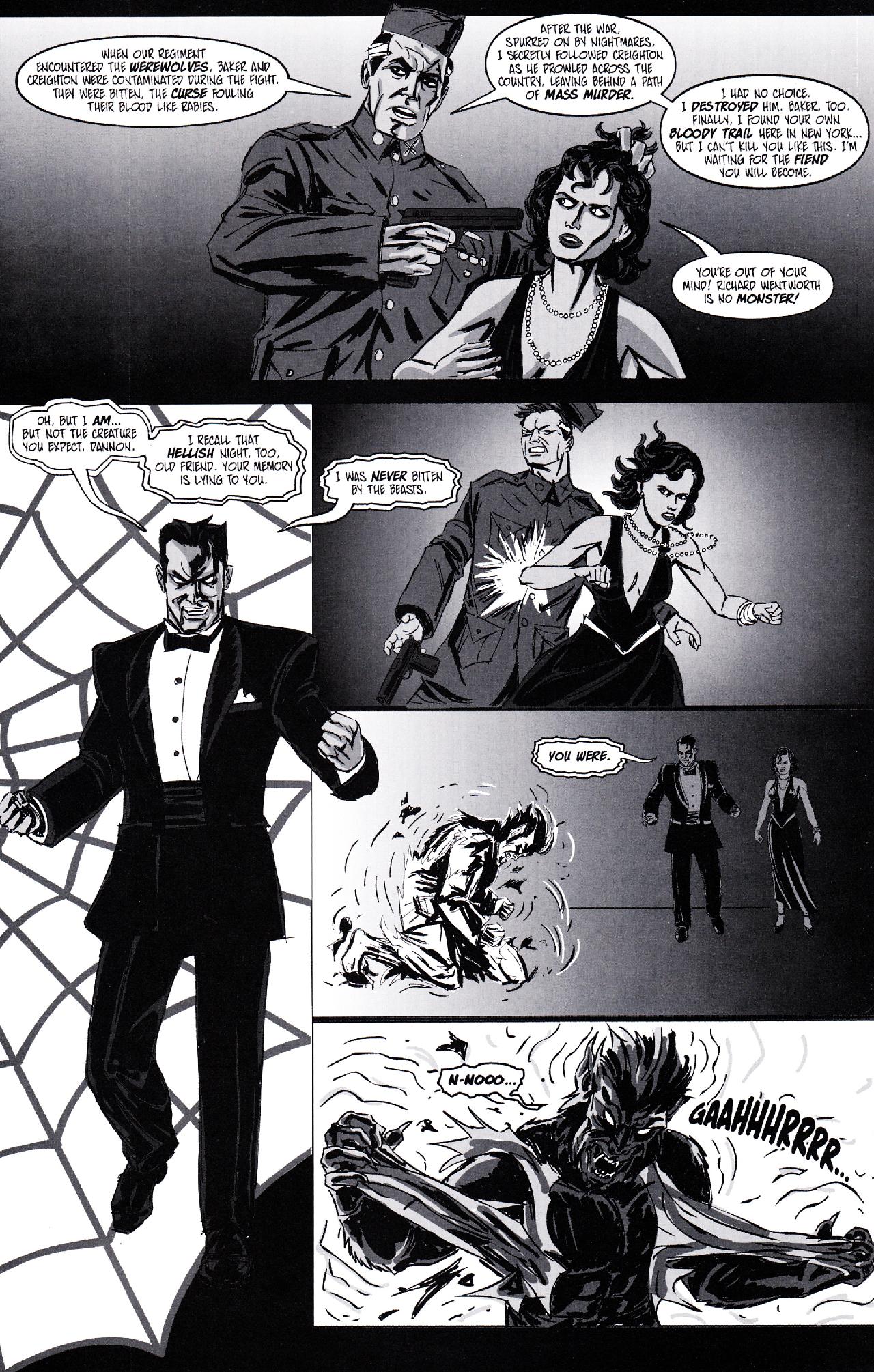Read online Return of the Monsters: The Spider vs Werewolf comic -  Issue # Full - 21