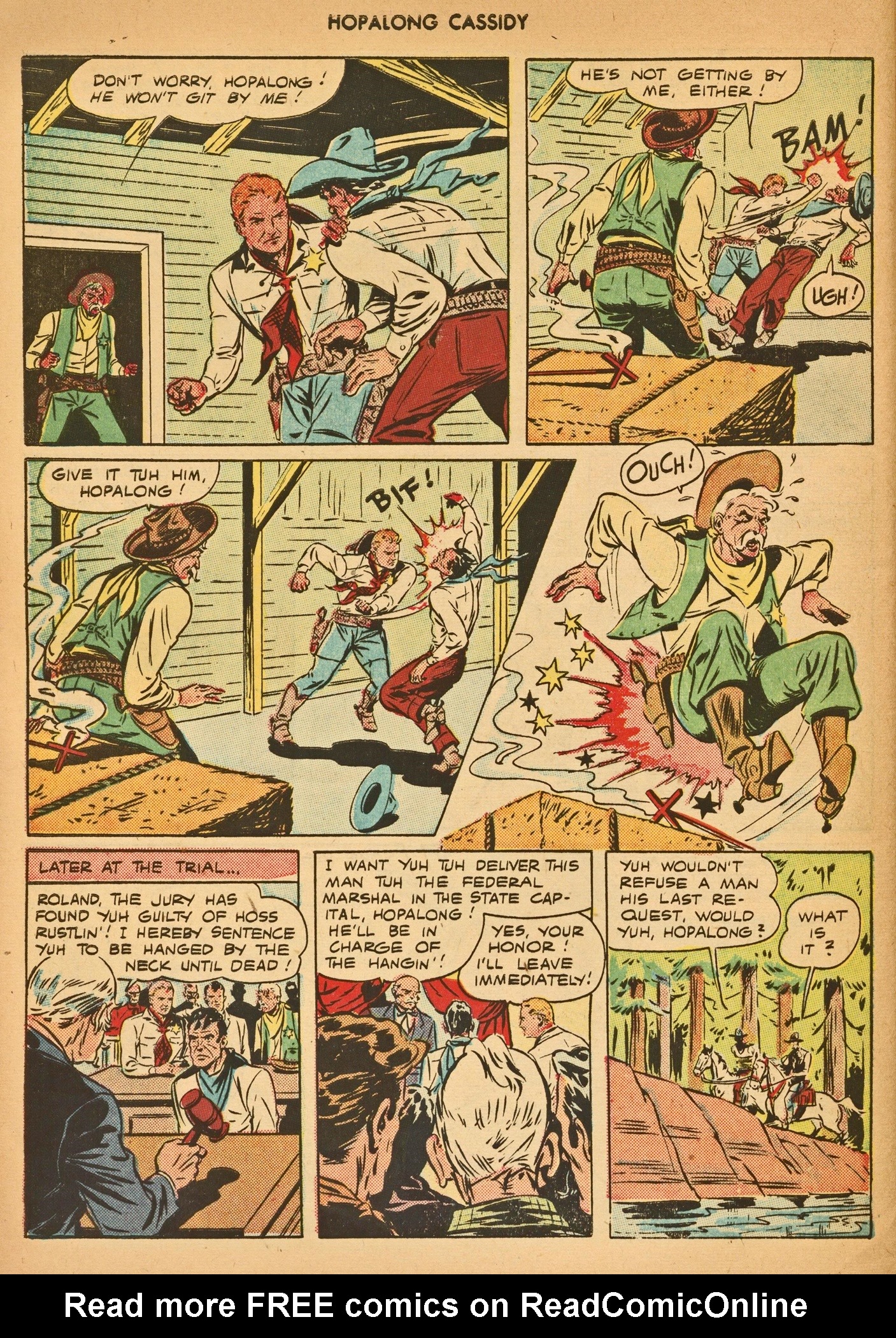 Read online Hopalong Cassidy comic -  Issue #14 - 44
