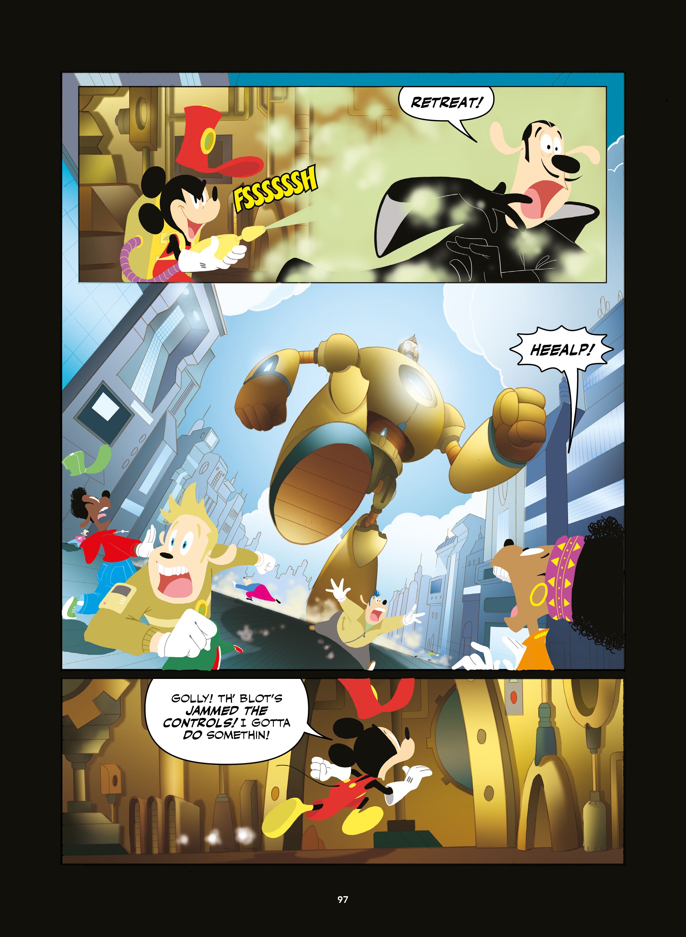 Read online Disney Once Upon a Mouse… In the Future comic -  Issue # TPB (Part 1) - 98