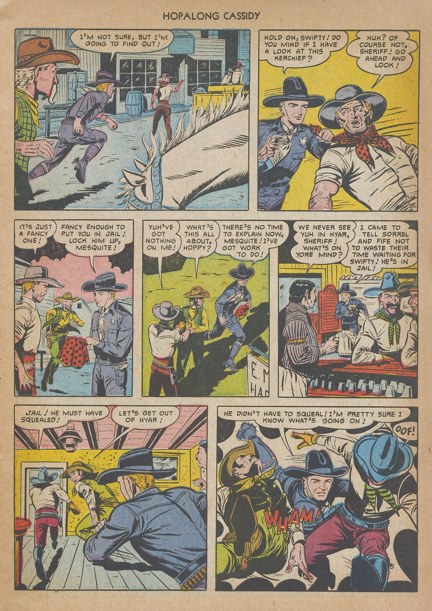 Read online Hopalong Cassidy comic -  Issue #53 - 21