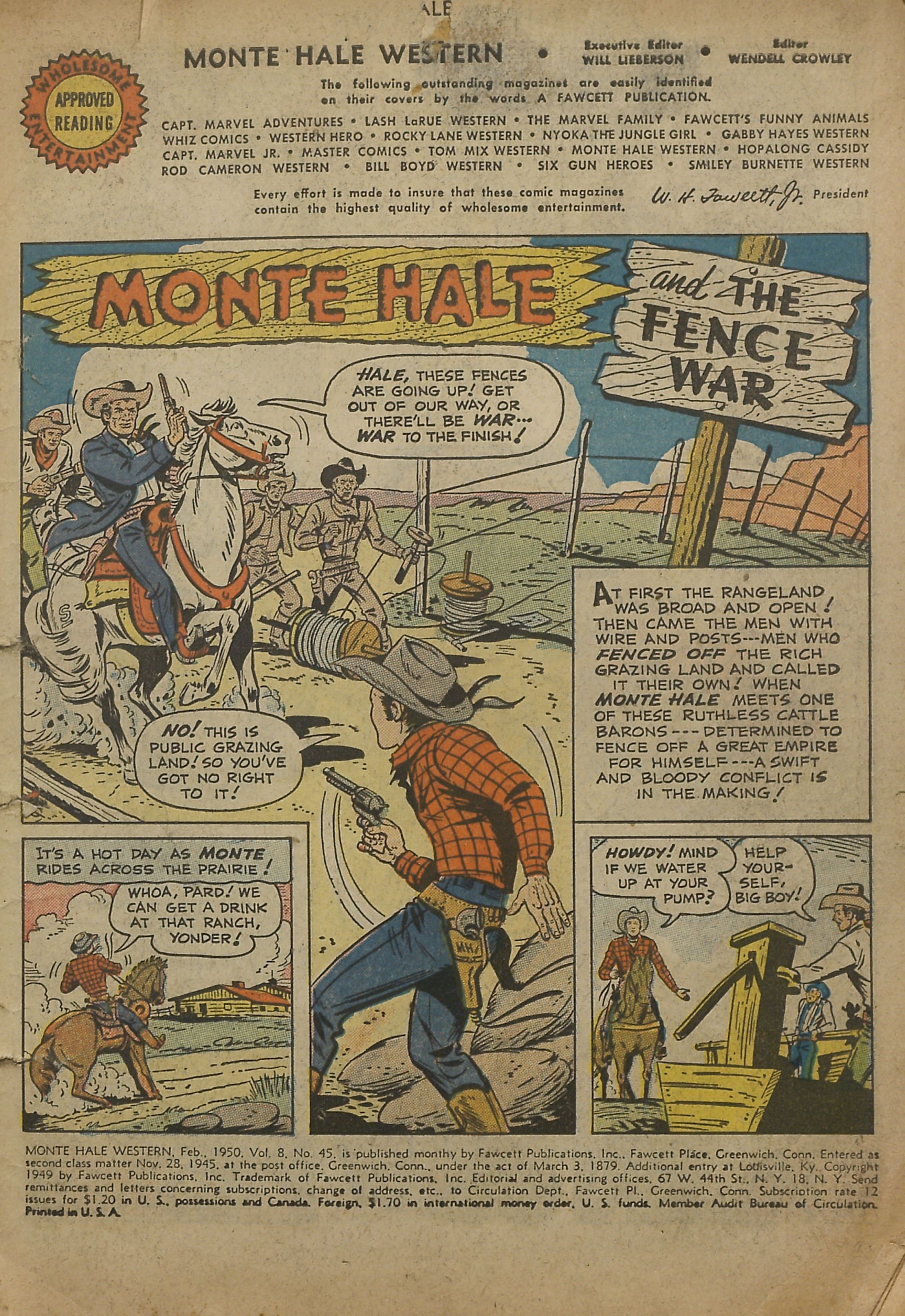 Read online Monte Hale Western comic -  Issue #45 - 4