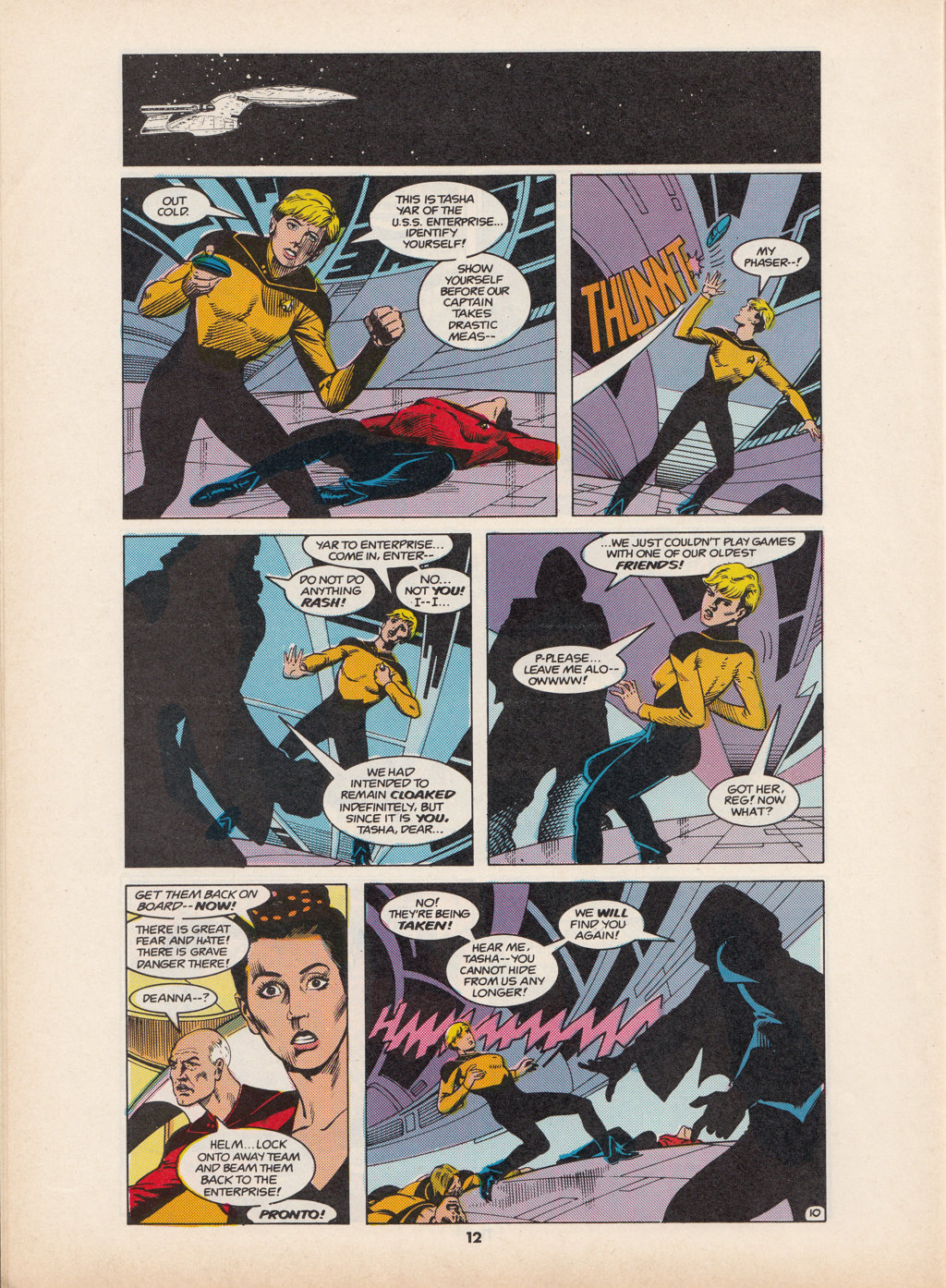 Read online Star Trek The Next Generation (1990) comic -  Issue #4 - 12