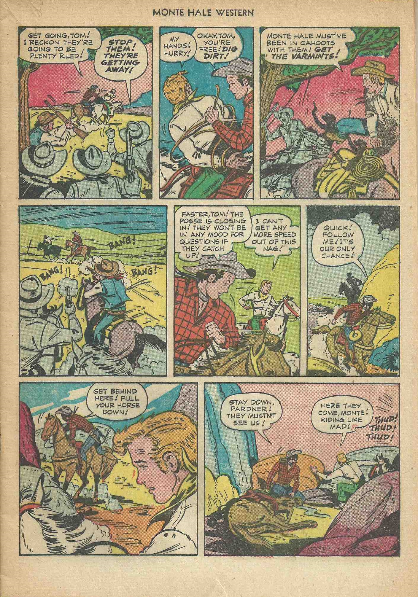 Read online Monte Hale Western comic -  Issue #57 - 5