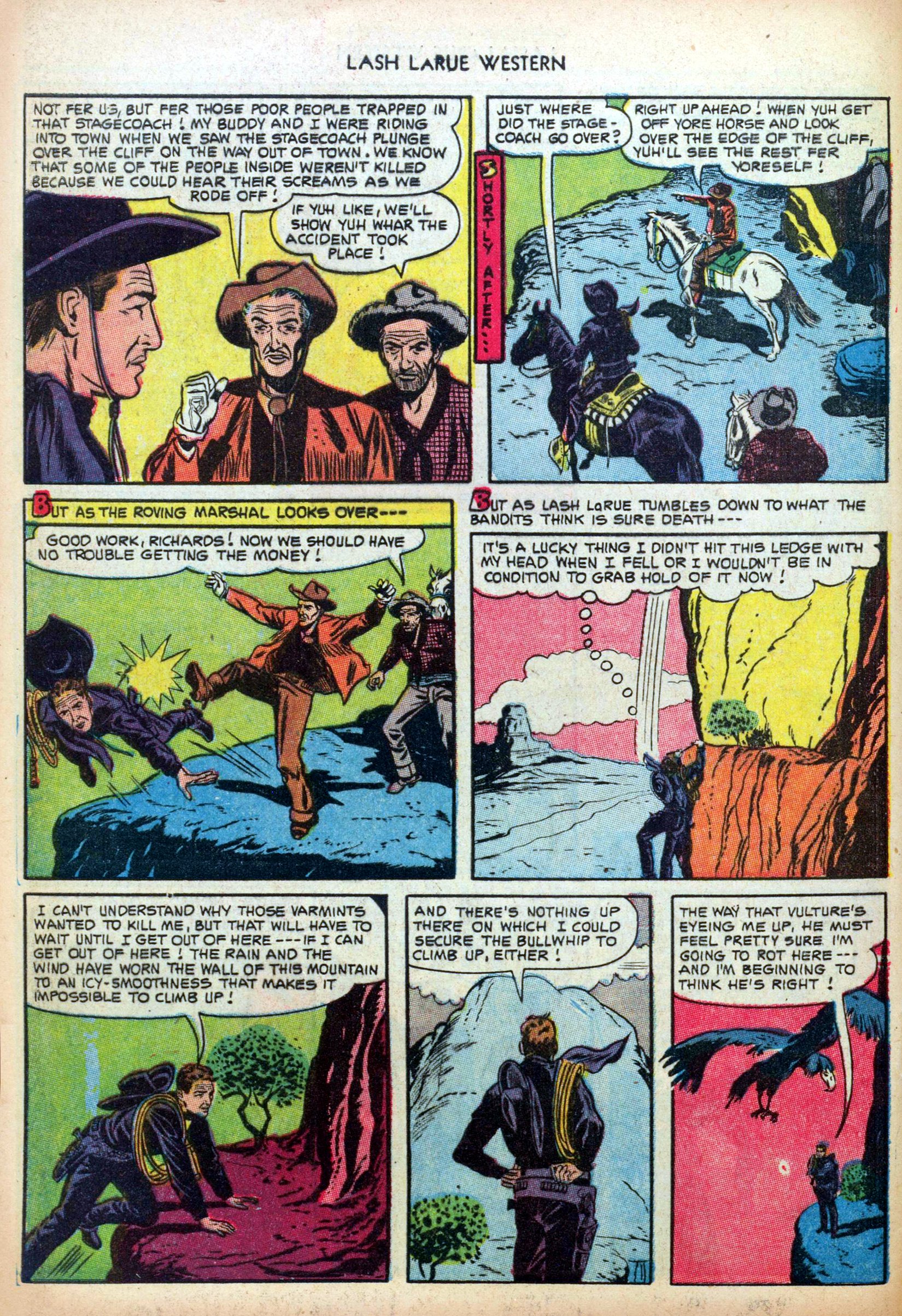 Read online Lash Larue Western (1949) comic -  Issue #38 - 32