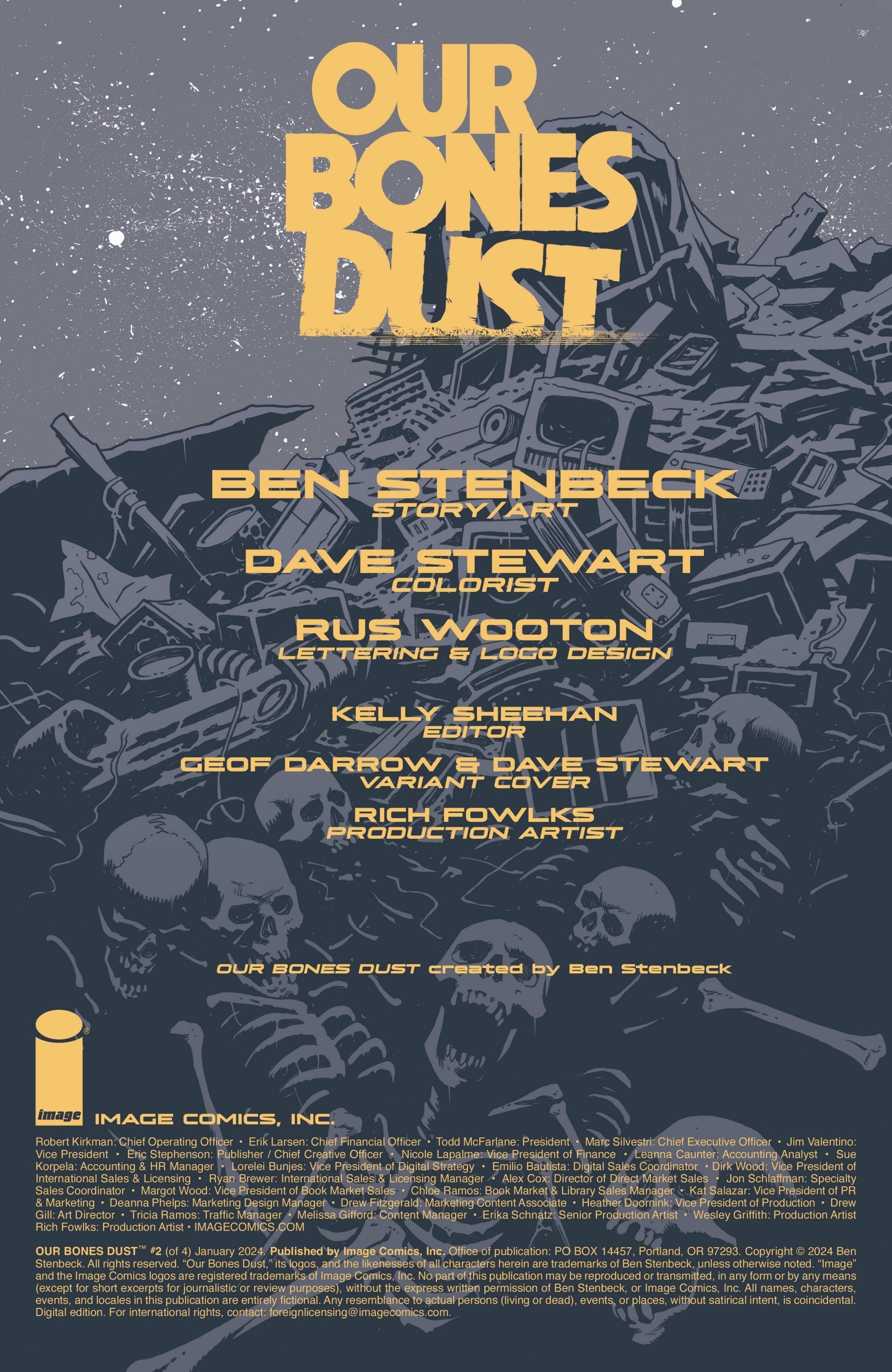 Read online Our Bones Dust comic -  Issue #2 - 2