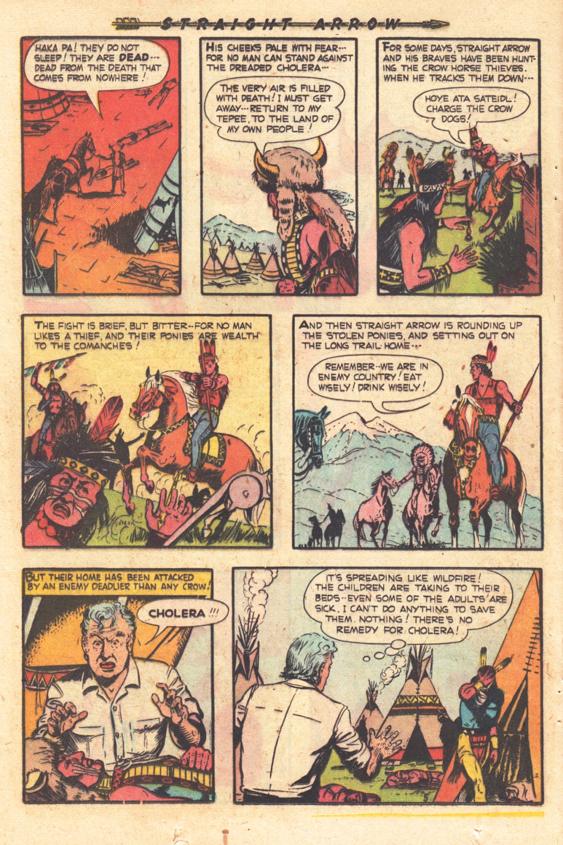 Read online Straight Arrow comic -  Issue #18 - 22