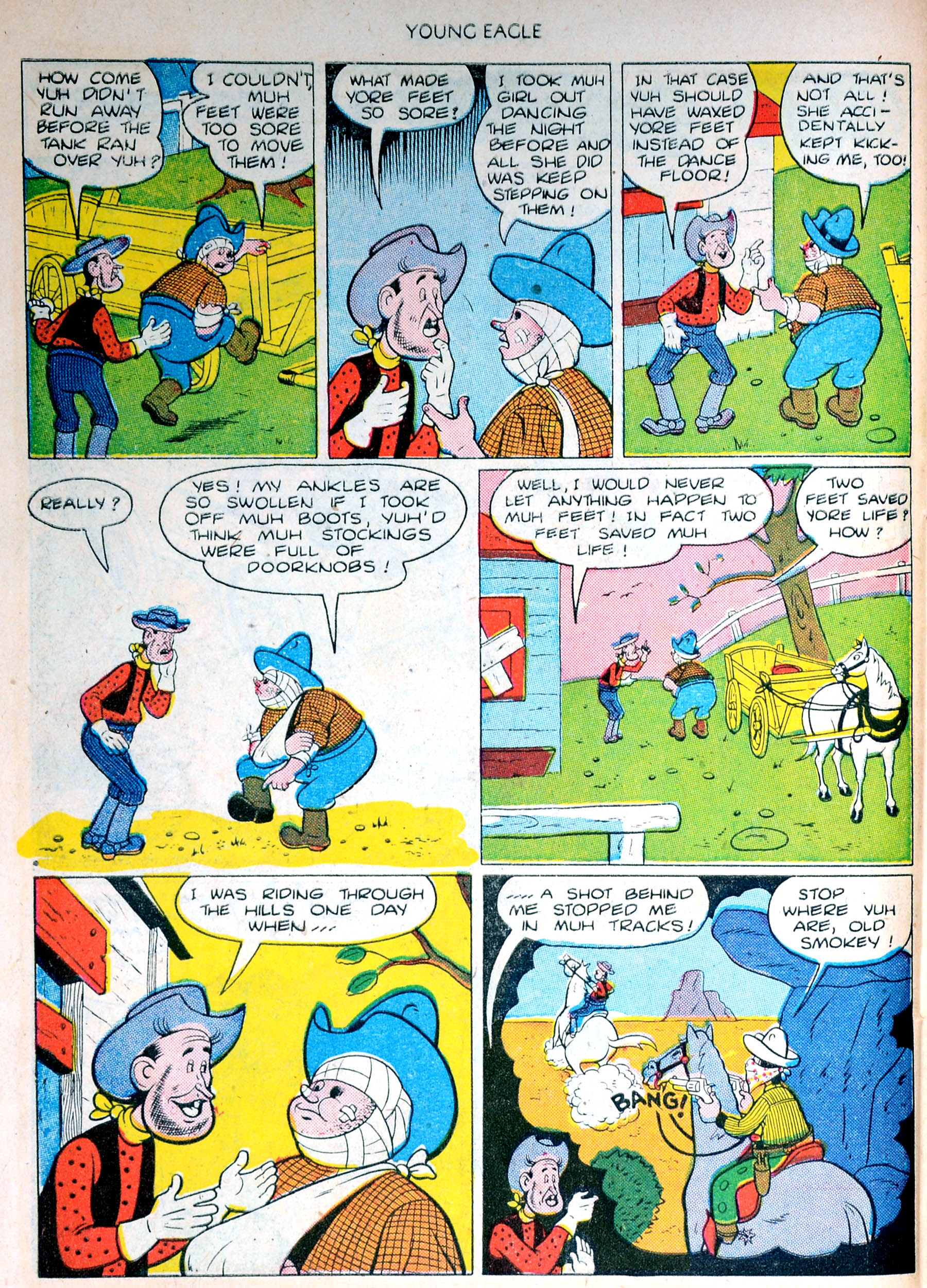 Read online Young Eagle comic -  Issue #4 - 24