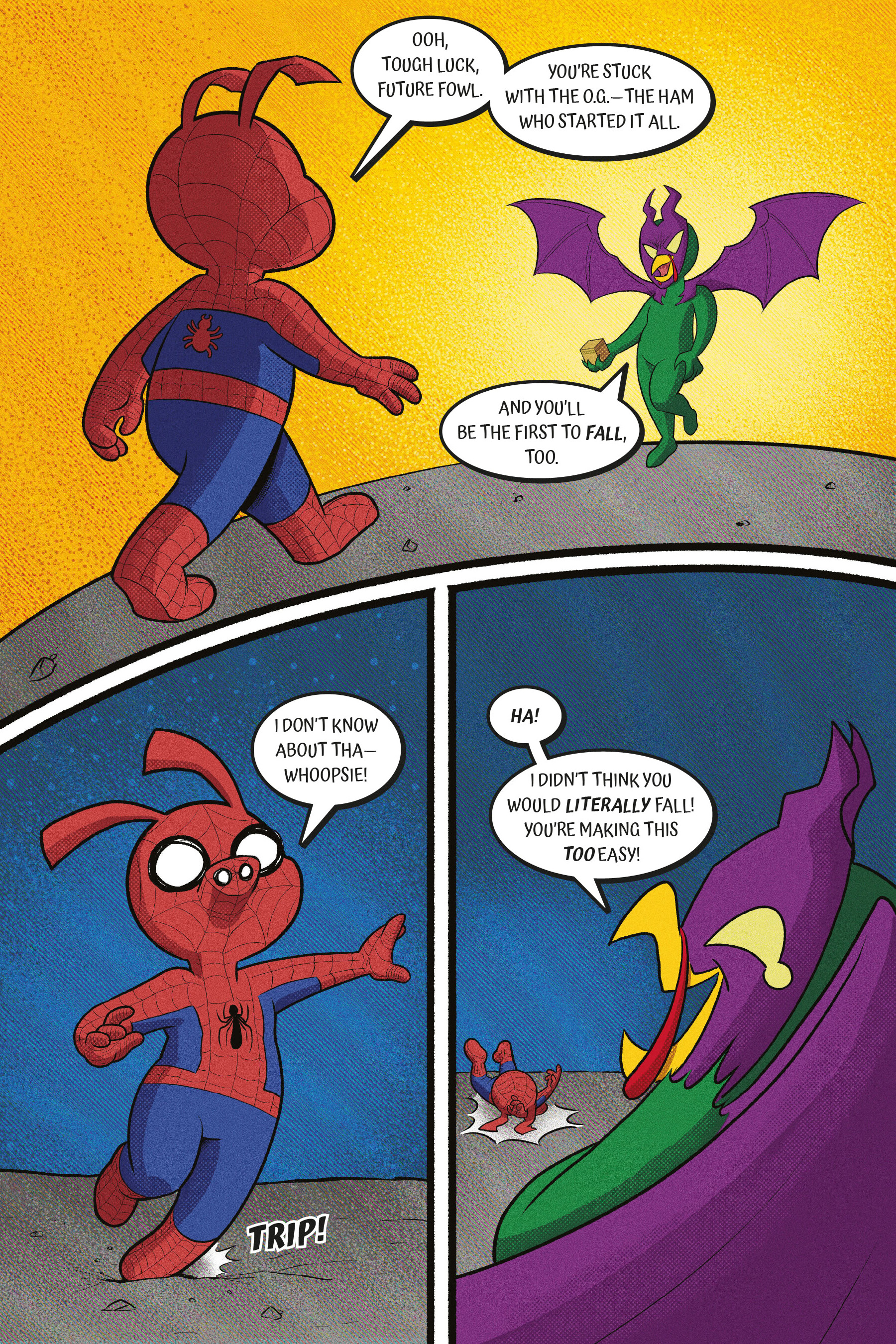 Read online Spider-Ham: A Pig in Time comic -  Issue # TPB - 62