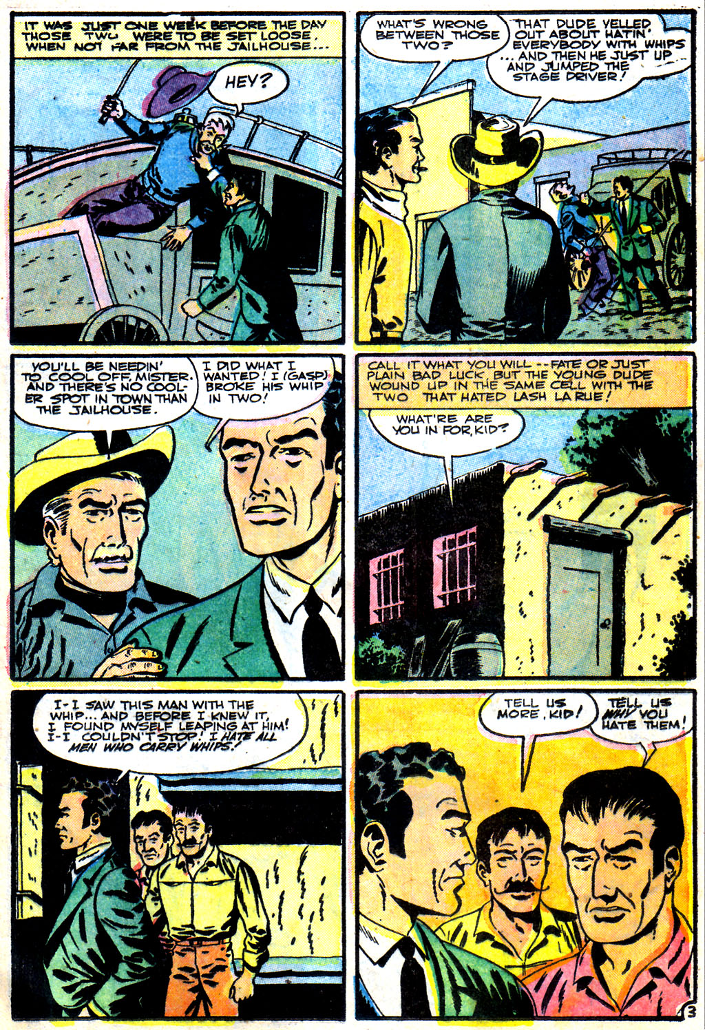 Read online Lash Larue Western (1949) comic -  Issue #59 - 13
