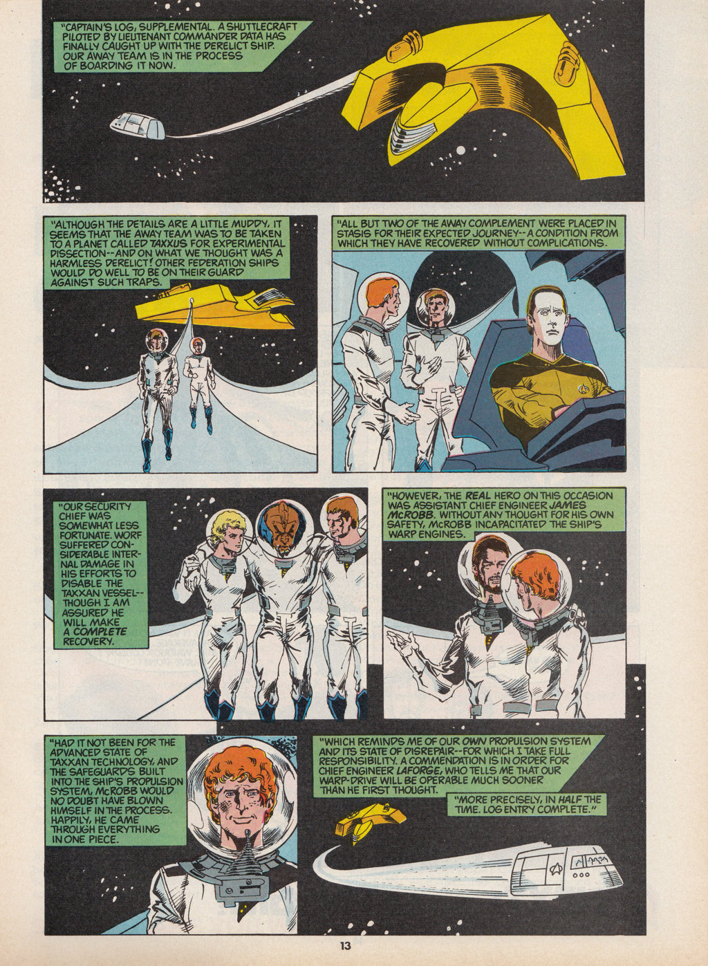 Read online Star Trek The Next Generation (1990) comic -  Issue #15 - 13