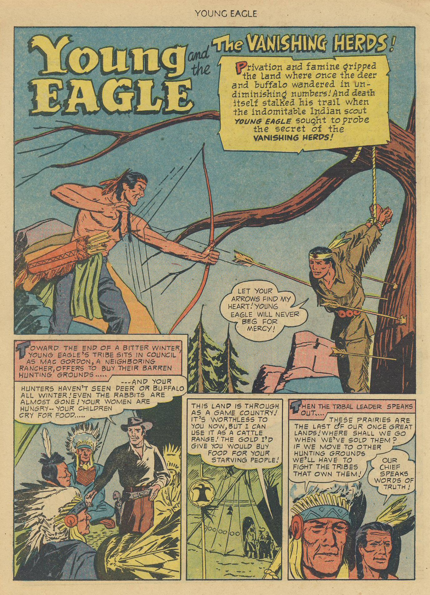 Read online Young Eagle comic -  Issue #1 - 18