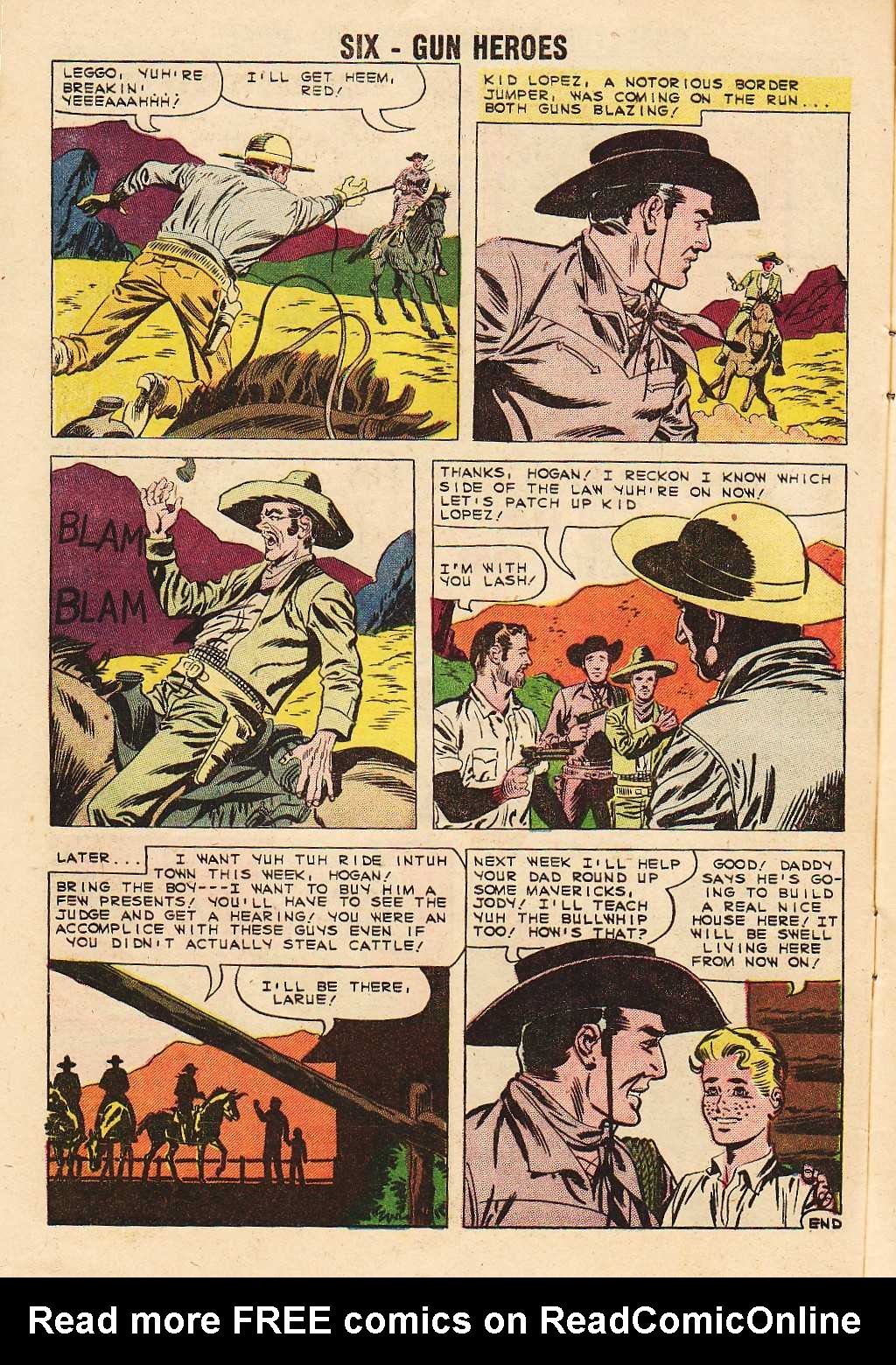 Read online Six-Gun Heroes comic -  Issue #57 - 8