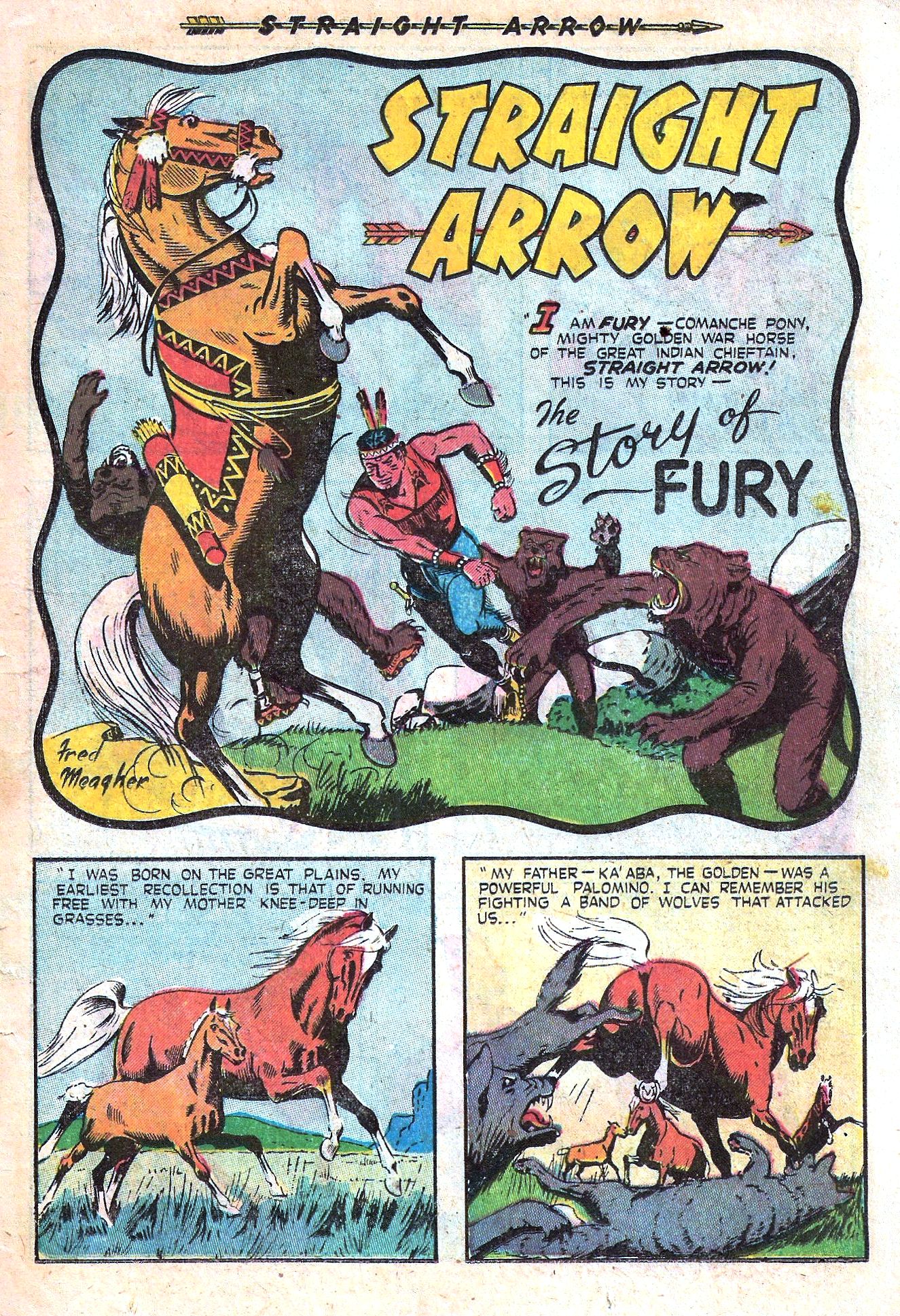 Read online Straight Arrow comic -  Issue #21 - 19
