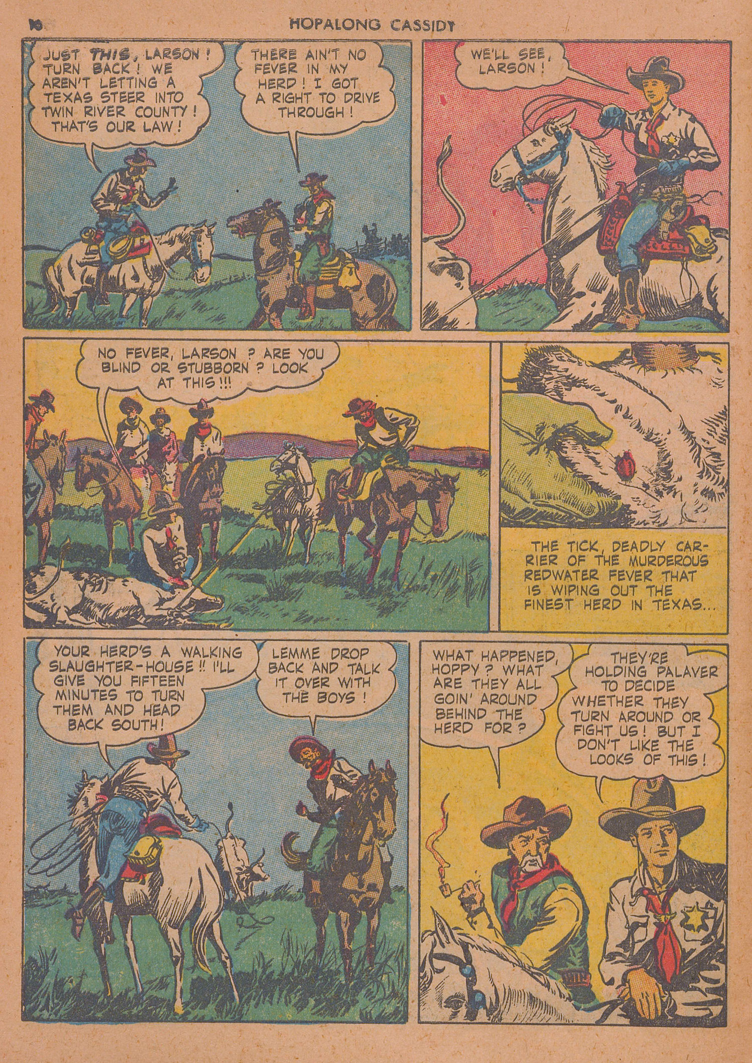 Read online Hopalong Cassidy comic -  Issue #1 - 16