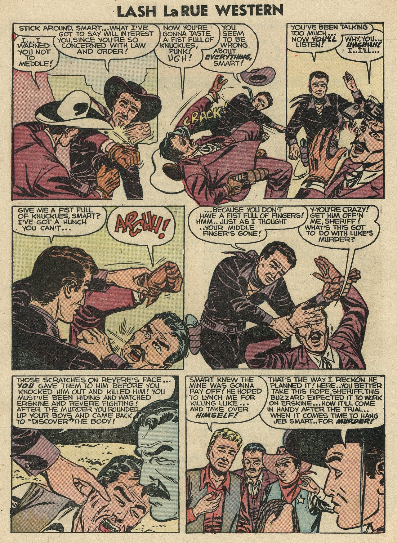 Read online Lash Larue Western (1949) comic -  Issue #47 - 17