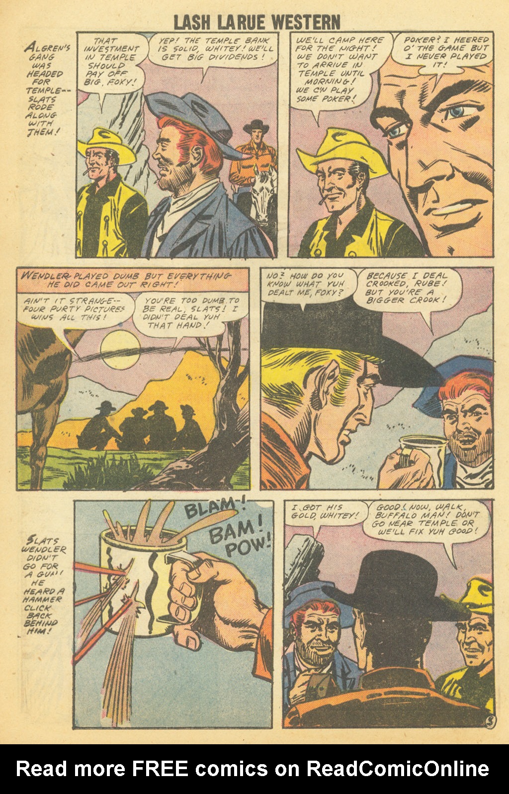 Read online Lash Larue Western (1949) comic -  Issue #68 - 53