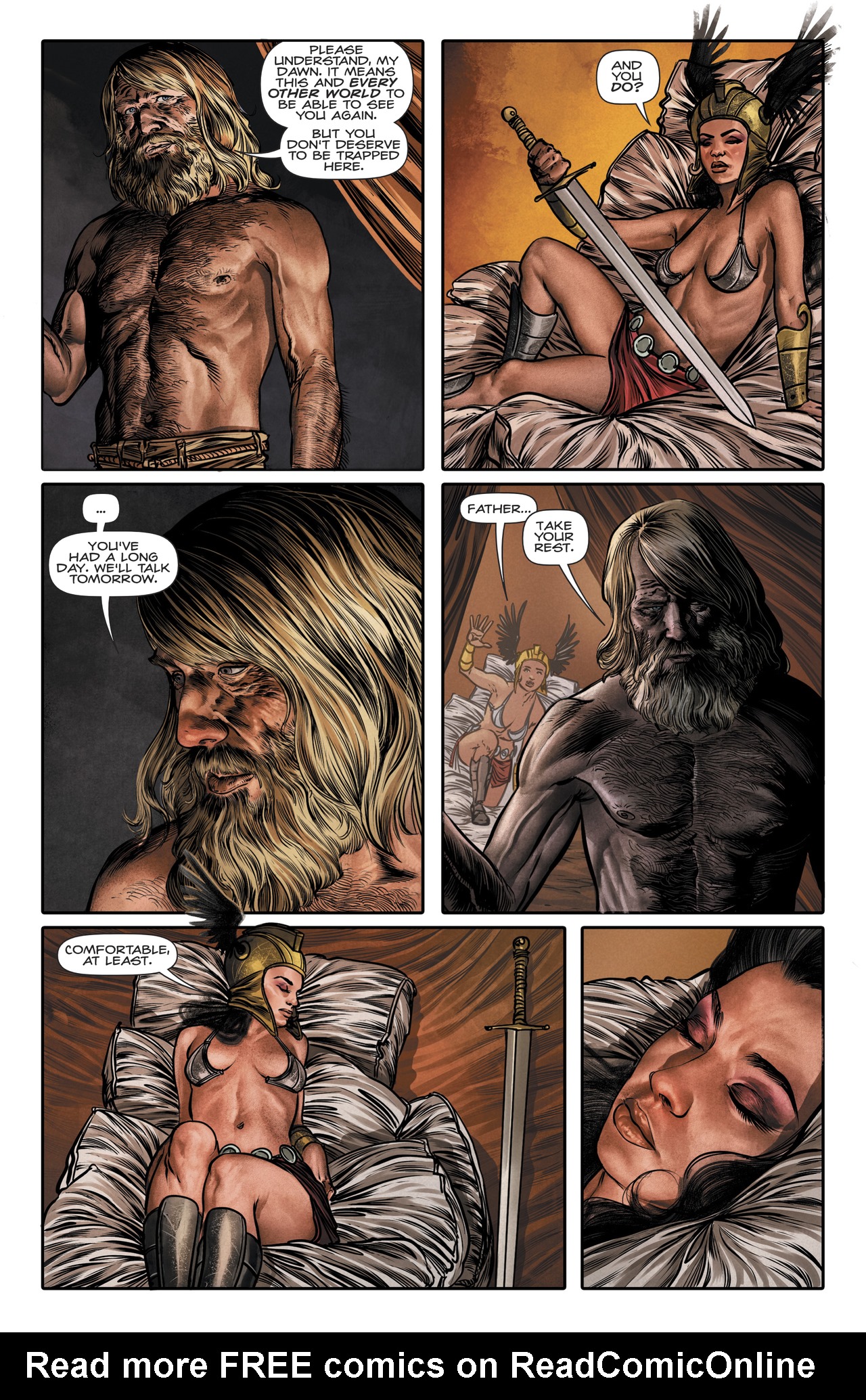 Read online Frank Frazetta's Dawn Attack comic -  Issue #3 - 16