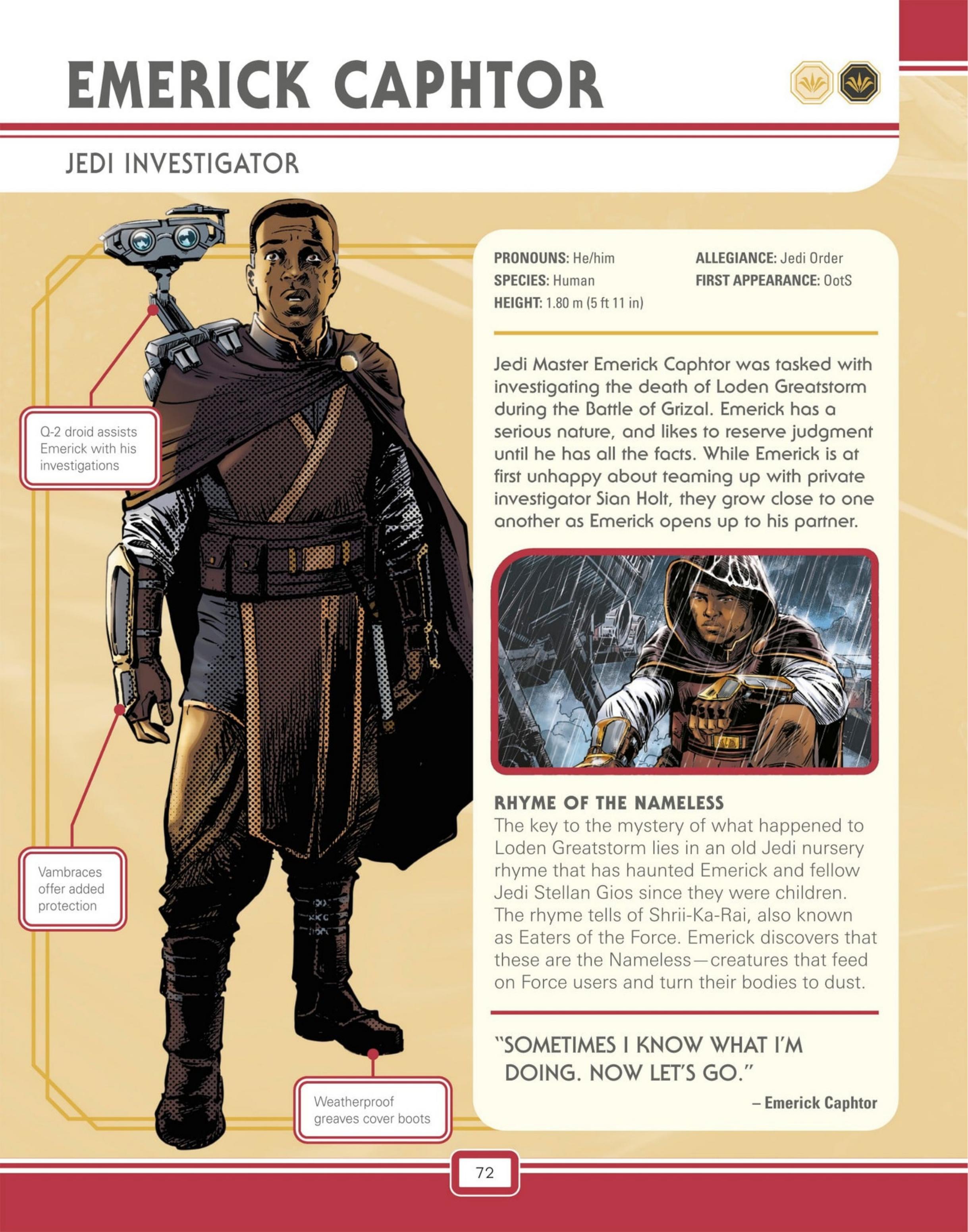 Read online Star Wars: The High Republic Character Encyclopedia comic -  Issue # TPB (Part 1) - 74