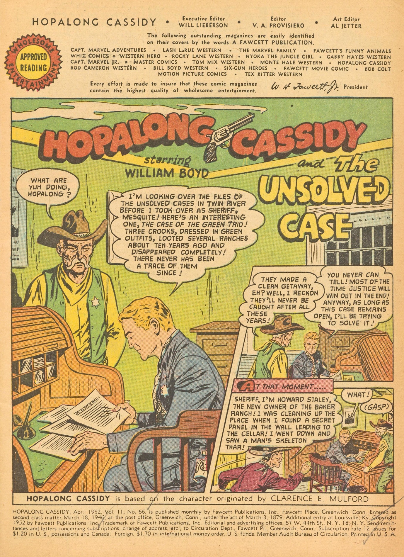 Read online Hopalong Cassidy comic -  Issue #66 - 3